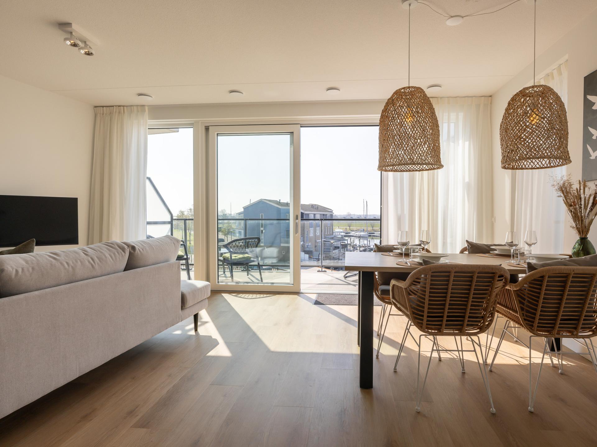 Havenappartement Kortgene met Sunshower en panoramisch uitzicht op het Veerse Meer - foto 20