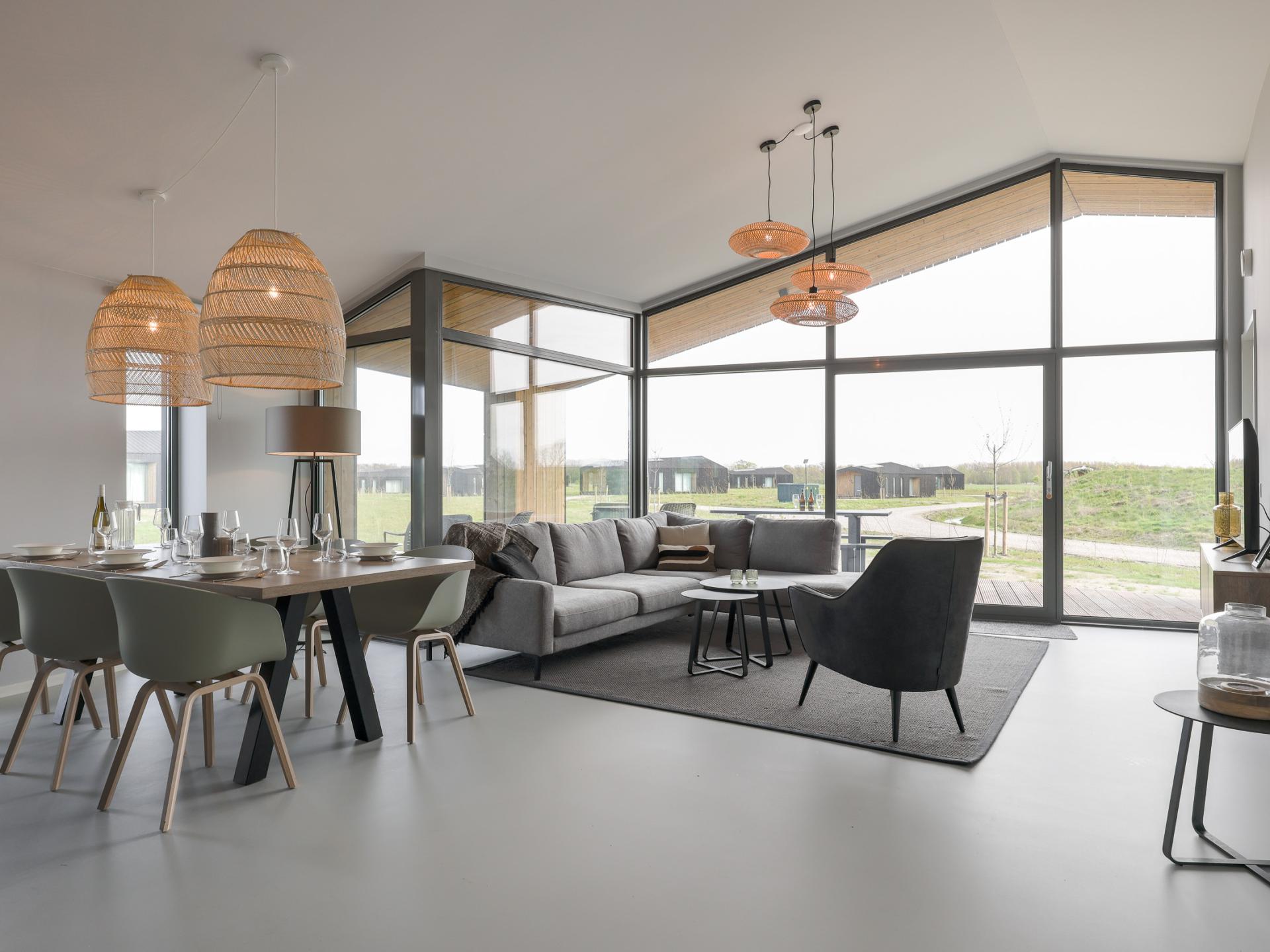 Modern vakantiehuis met polderuitzicht nabij Oosterschelde en stranden - foto 2