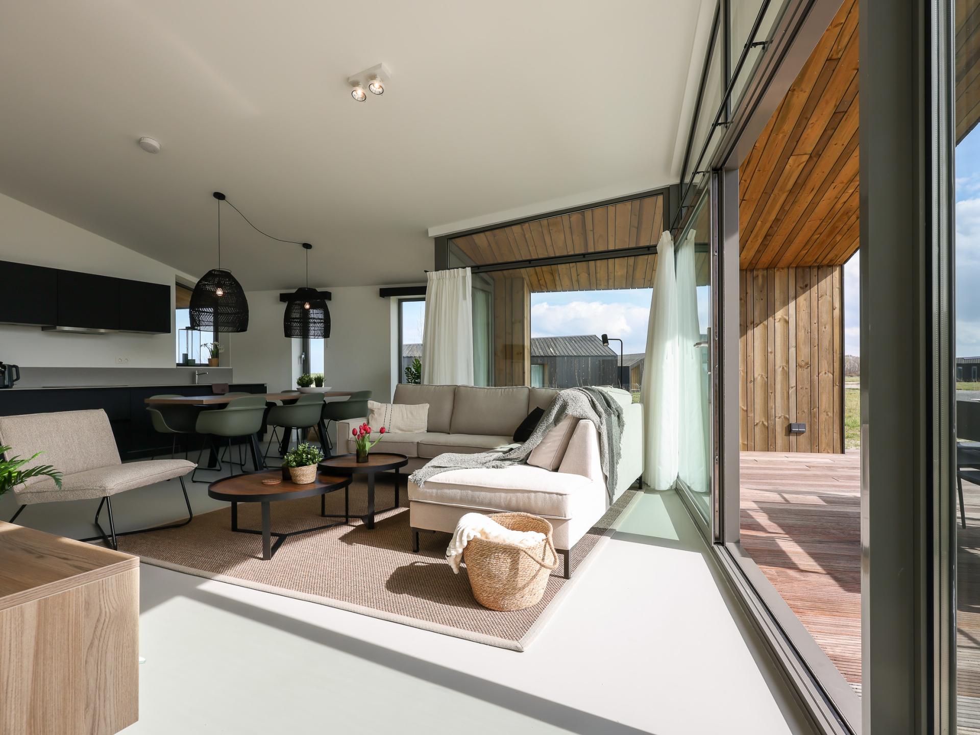 Modern vakantiehuis met wijds uitzicht over Zeeuwse polders, nabij strand - foto 63