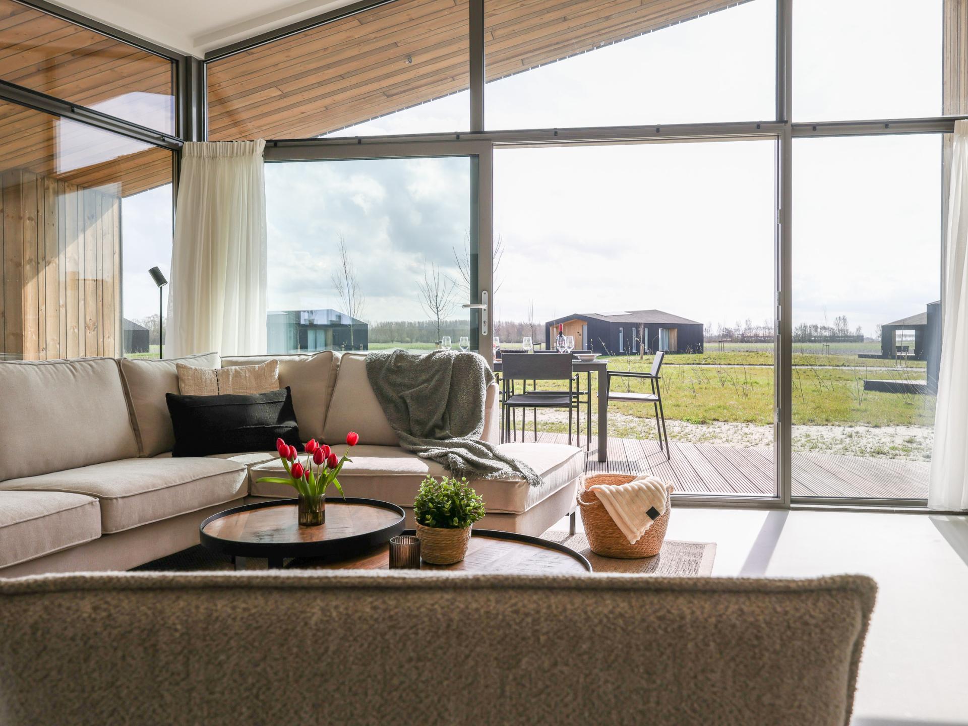 Modern vakantiehuis met wijds uitzicht over Zeeuwse polders, nabij strand - foto 48