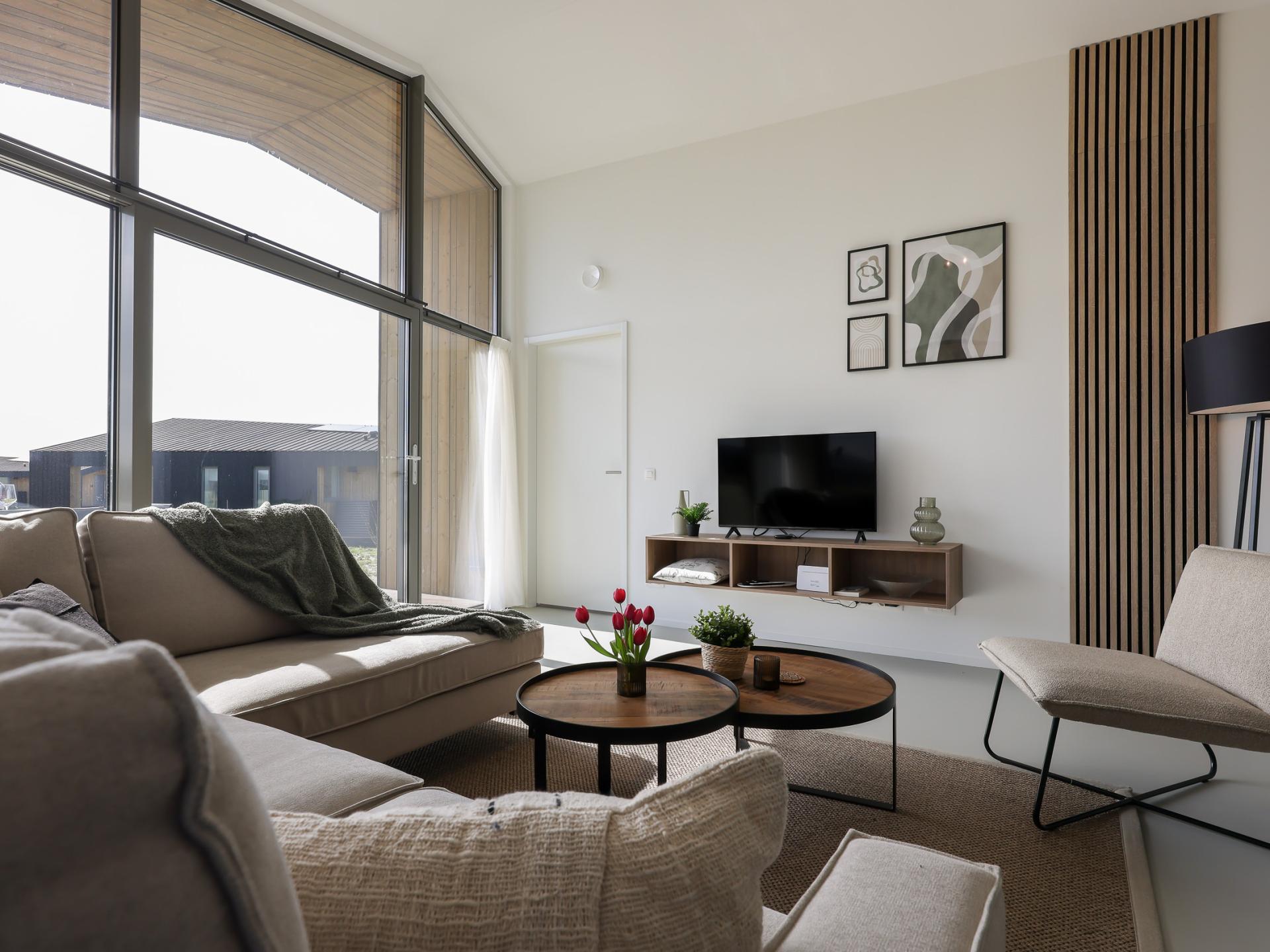 Modern vakantiehuis met wijds uitzicht over Zeeuwse polders, nabij strand - foto 6