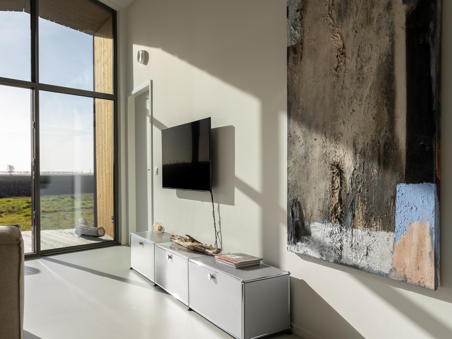 Vrijstaand natuurhuis met airco en uitzicht over het Zeeuwse polderlandschap - foto 12