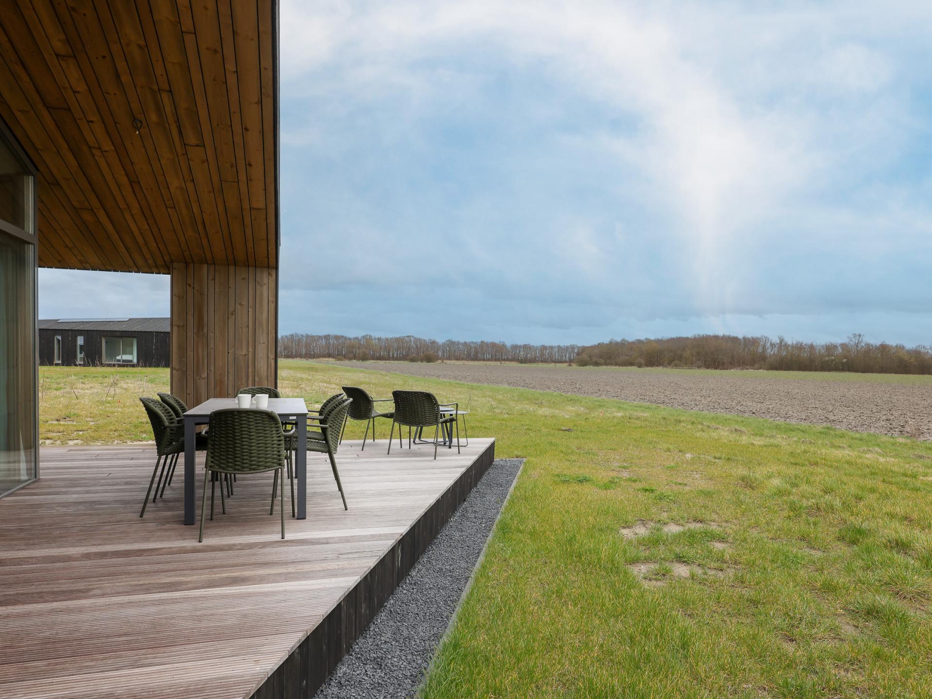 Vrijstaand natuurhuis in Zeeuws polderlandschap met uitzicht over de velden - foto 32