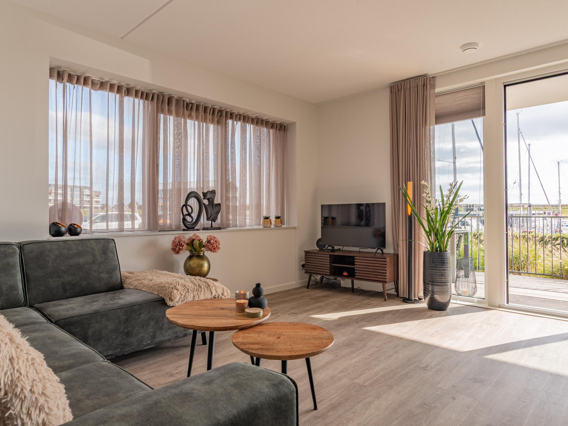 Luxe appartement aan de haven van Kamperland met terras aan het water - foto 13