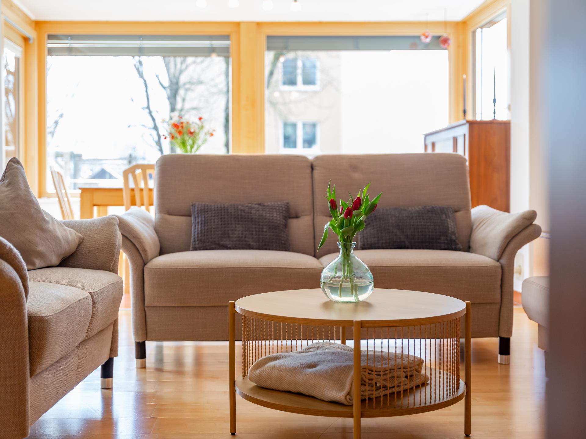 Licht appartement met serre & grote tuin in Saalfelden, vlakbij skilift - foto 28