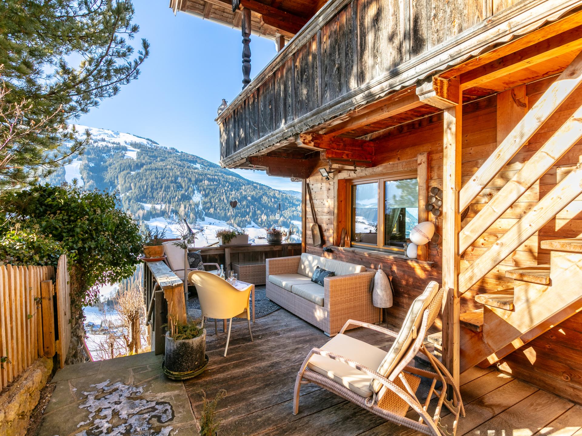 Panoramisch appartement in Alpbach, 350m van de piste & dorp - foto 22