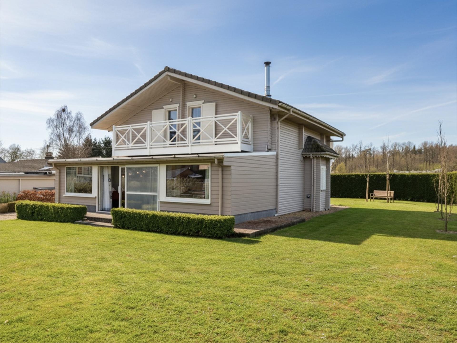 Ruim gezinschalet aan de bosrand bij Biron met grote tuin - foto 1