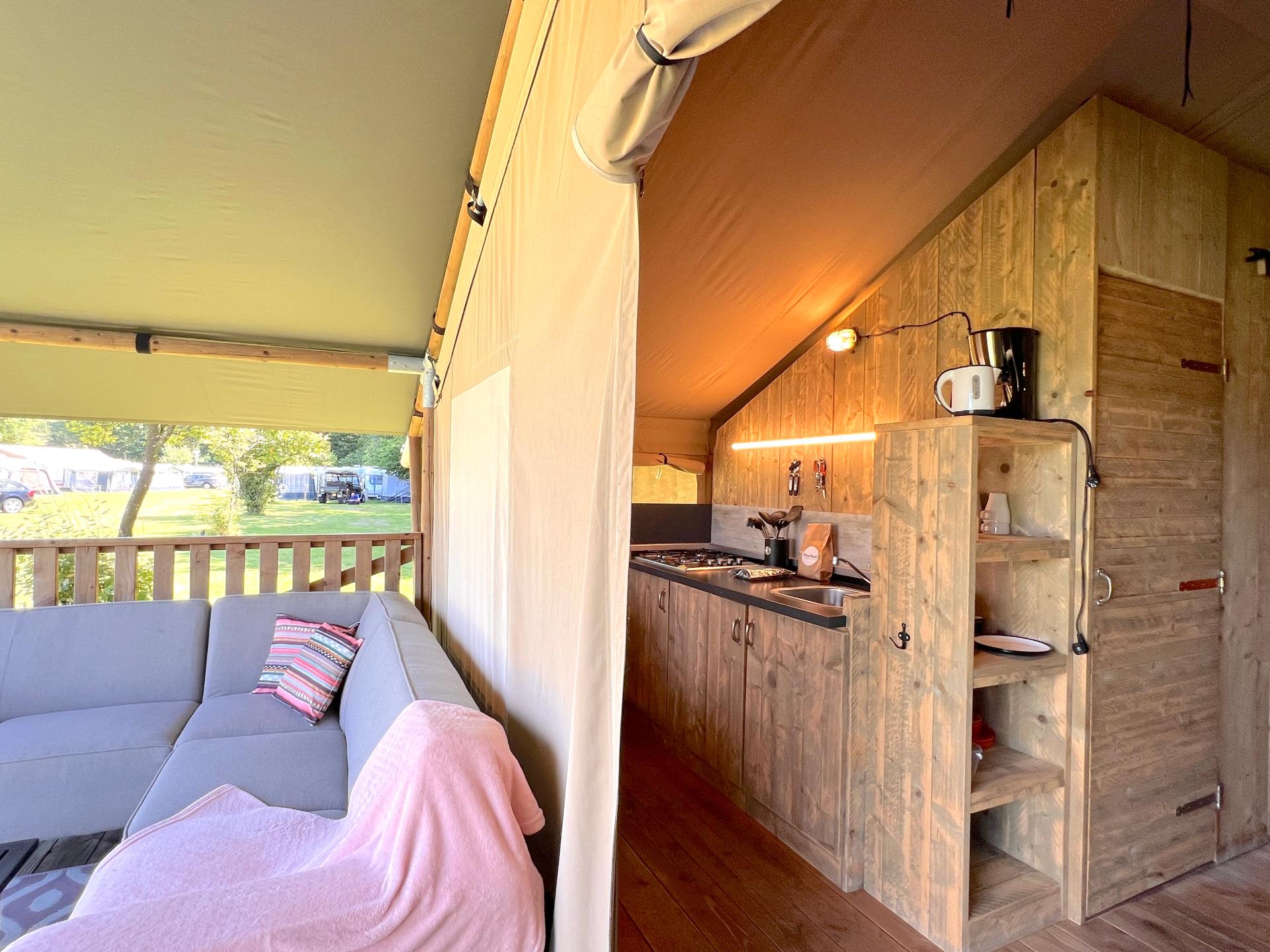 Luxe safaritent op de Veluwe, op loopafstand van het centrum - foto 7