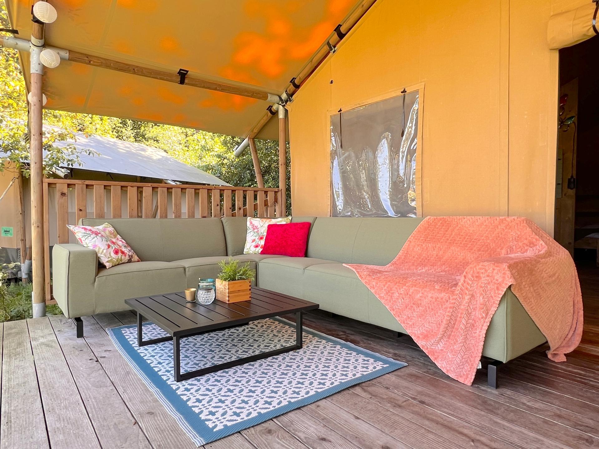 Luxe safaritent op de Veluwe voor 6 personen, nabij bos en centrum - foto 24