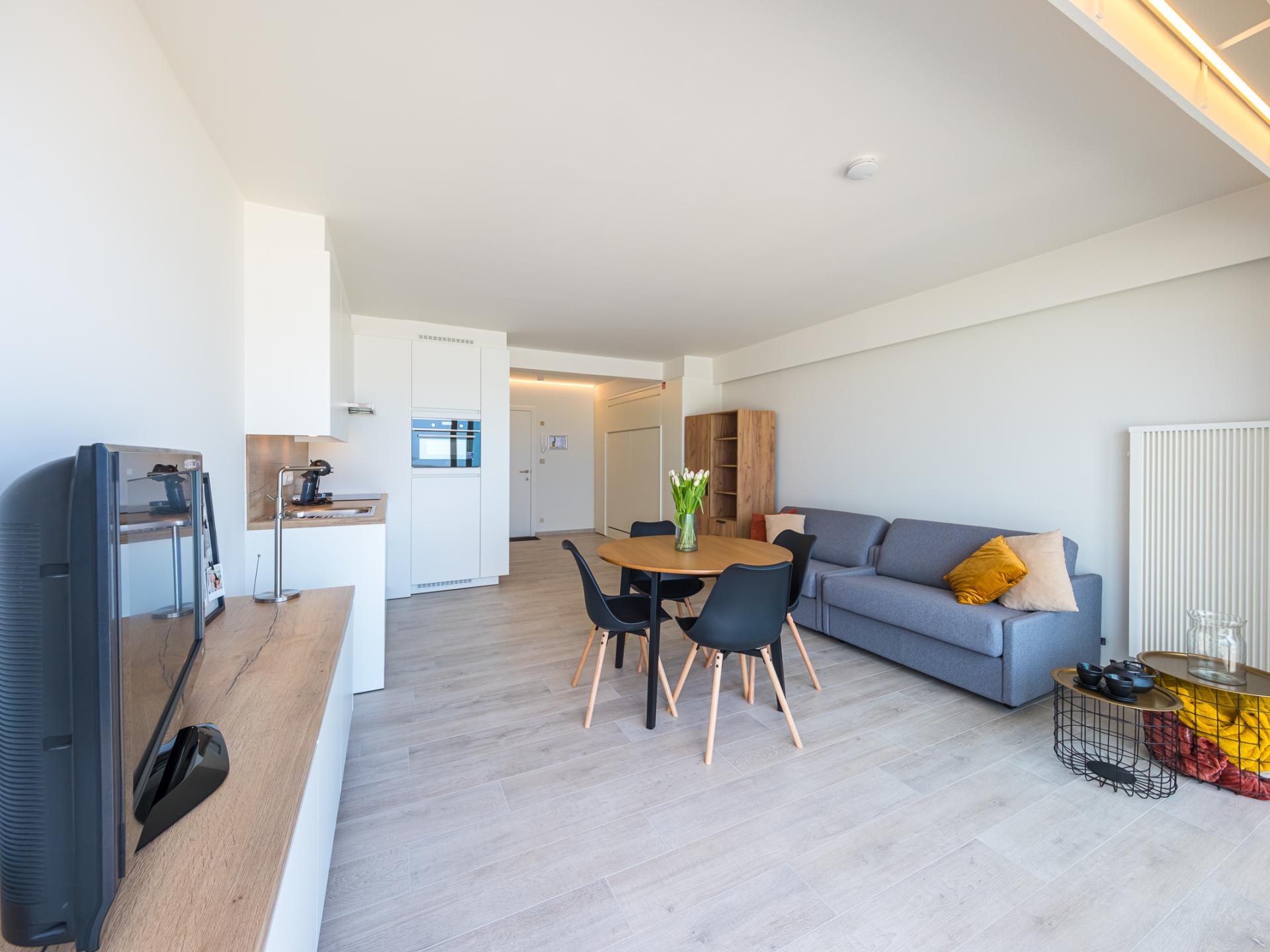 Licht appartement op de Zeedijk met onbelemmerd zeezicht in Middelkerke - foto 6