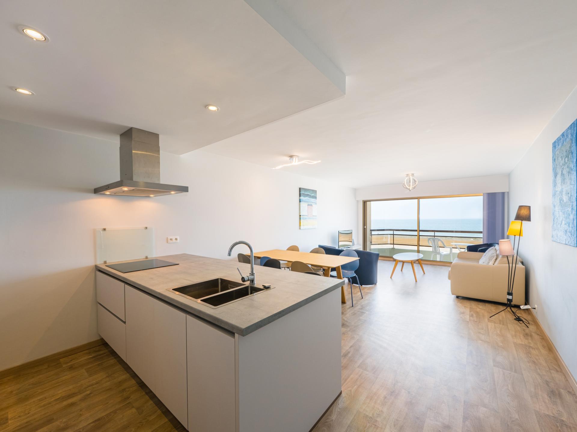 Centraal gelegen modern appartement met frontaal zeezicht in Middelkerke - foto 5