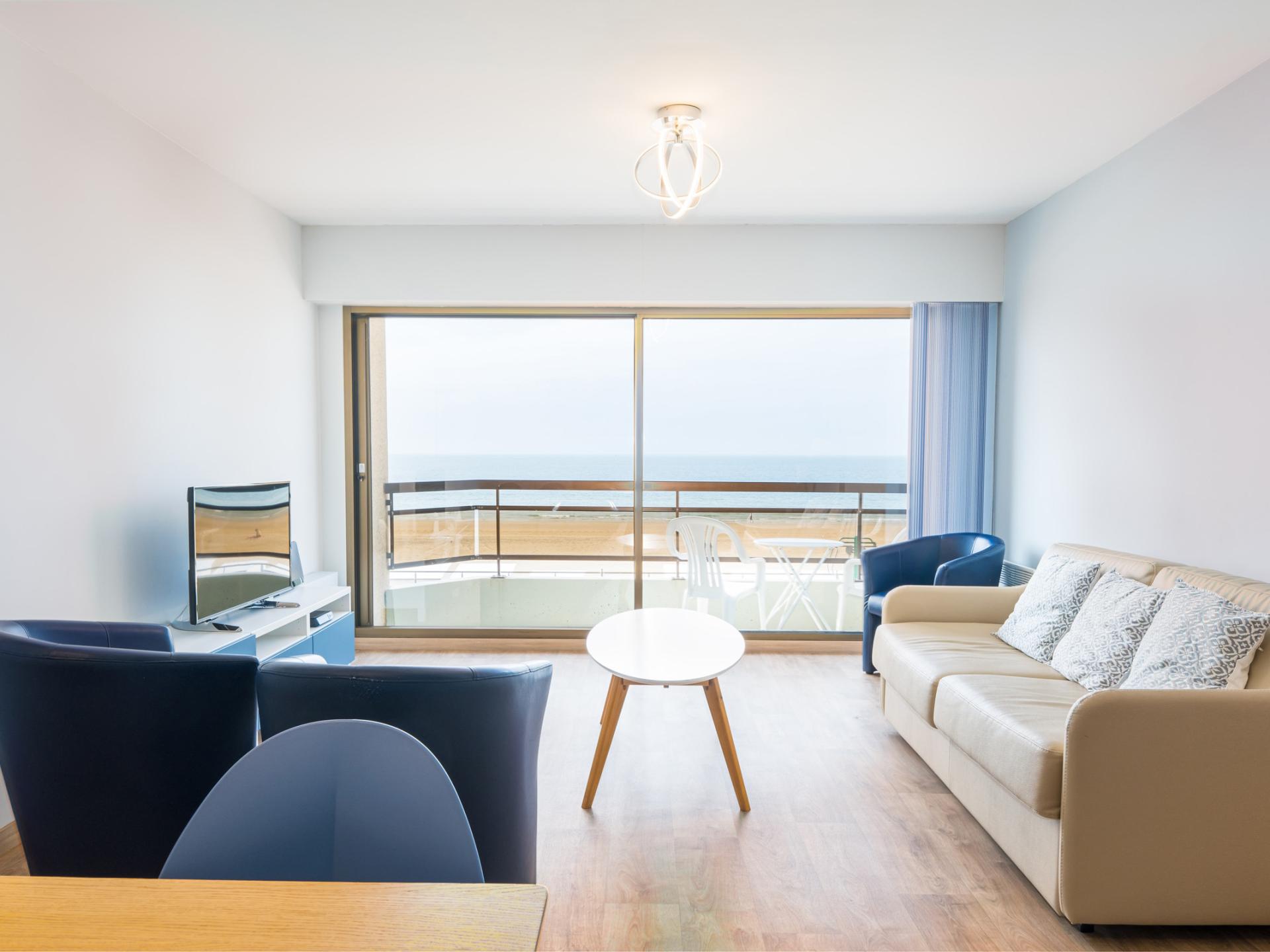 Centraal gelegen modern appartement met frontaal zeezicht in Middelkerke - foto 1