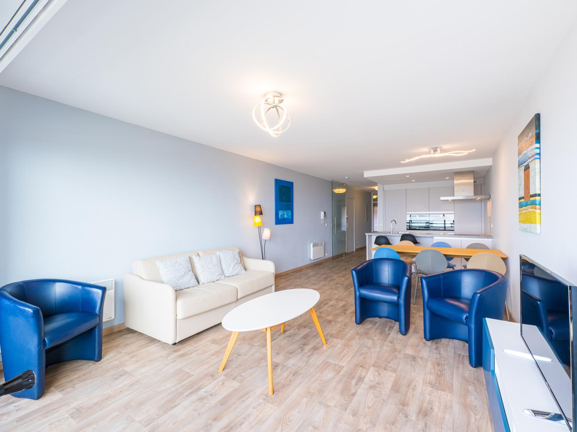 Centraal gelegen modern appartement met frontaal zeezicht in Middelkerke - foto 6