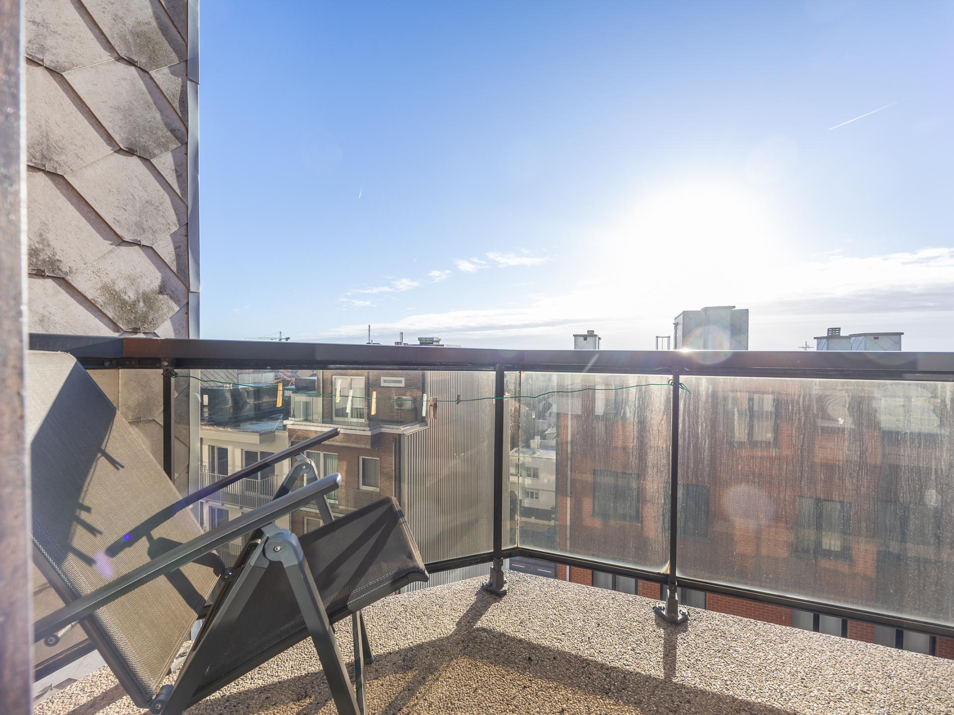 Zonnig appartement op de 7e verdieping met zeezicht en twee terrassen - foto 17