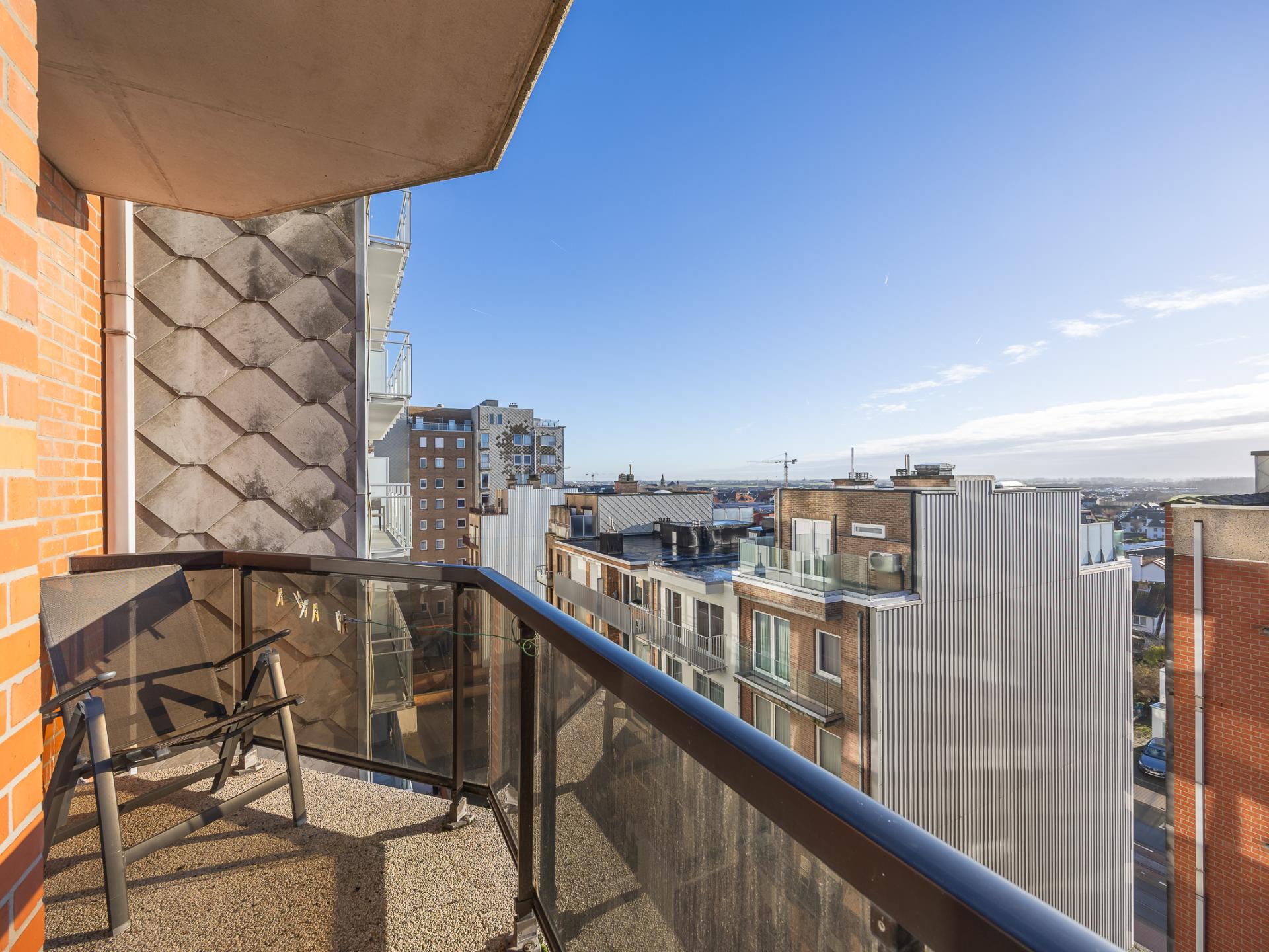 Zonnig appartement op de 7e verdieping met zeezicht en twee terrassen - foto 19
