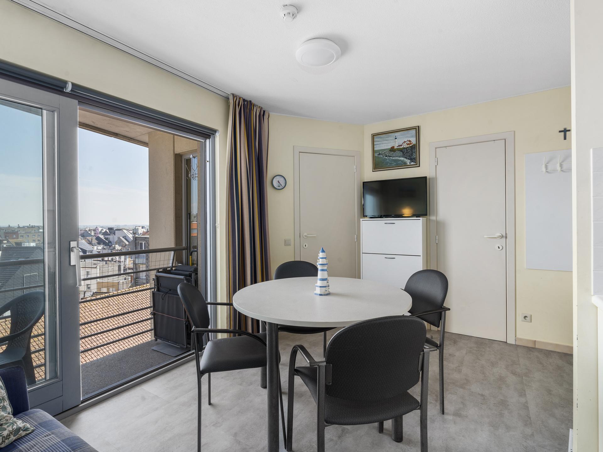 Zonnige studio met terras en strandcabine, 6 meter van centrum Blankenberge - foto 7