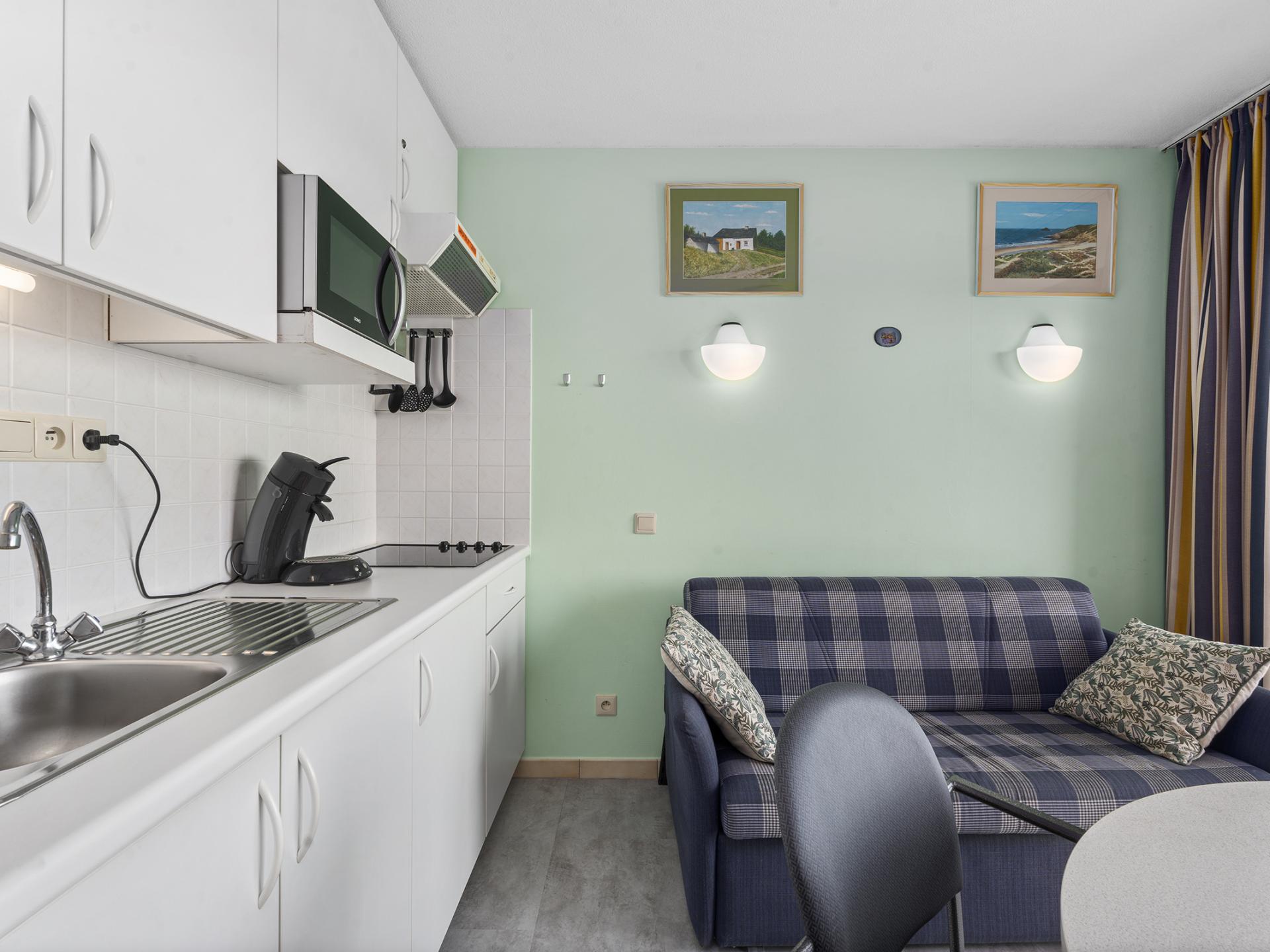Zonnige studio met terras en strandcabine, 6 meter van centrum Blankenberge - foto 6