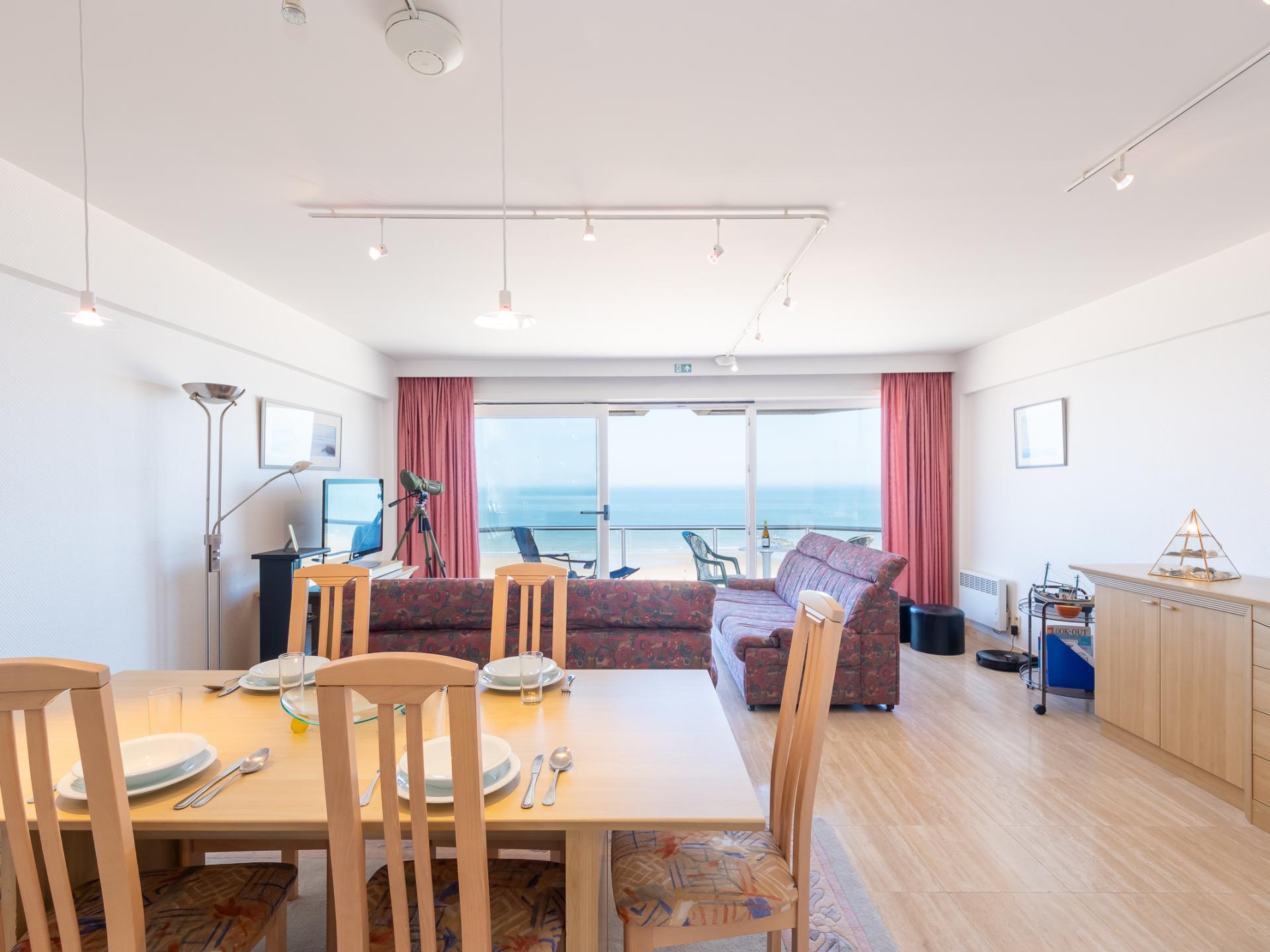 Lichtrijk appartement op de 8e etage met weids zeezicht - foto 6