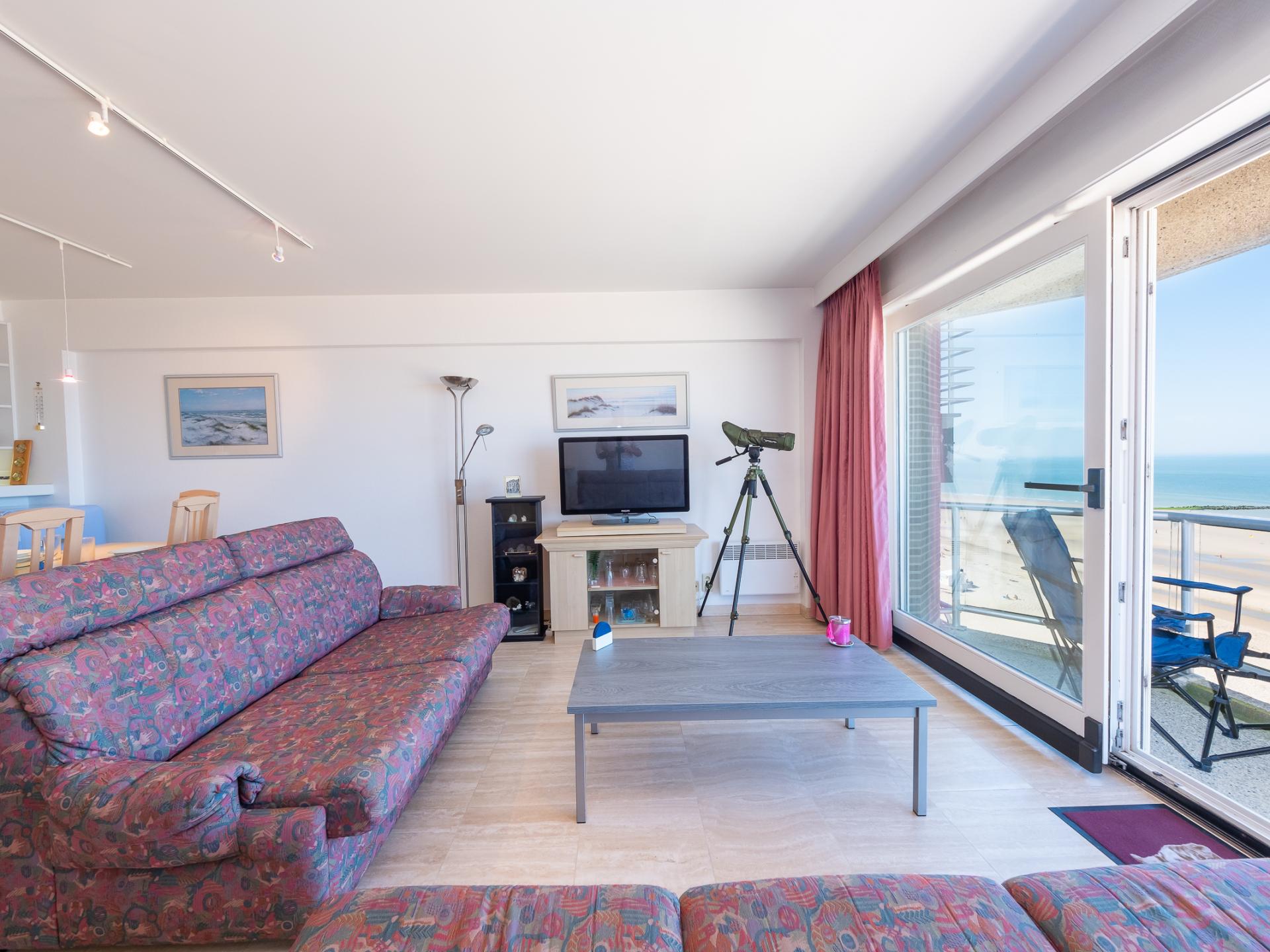Lichtrijk appartement op de 8e etage met weids zeezicht - foto 2