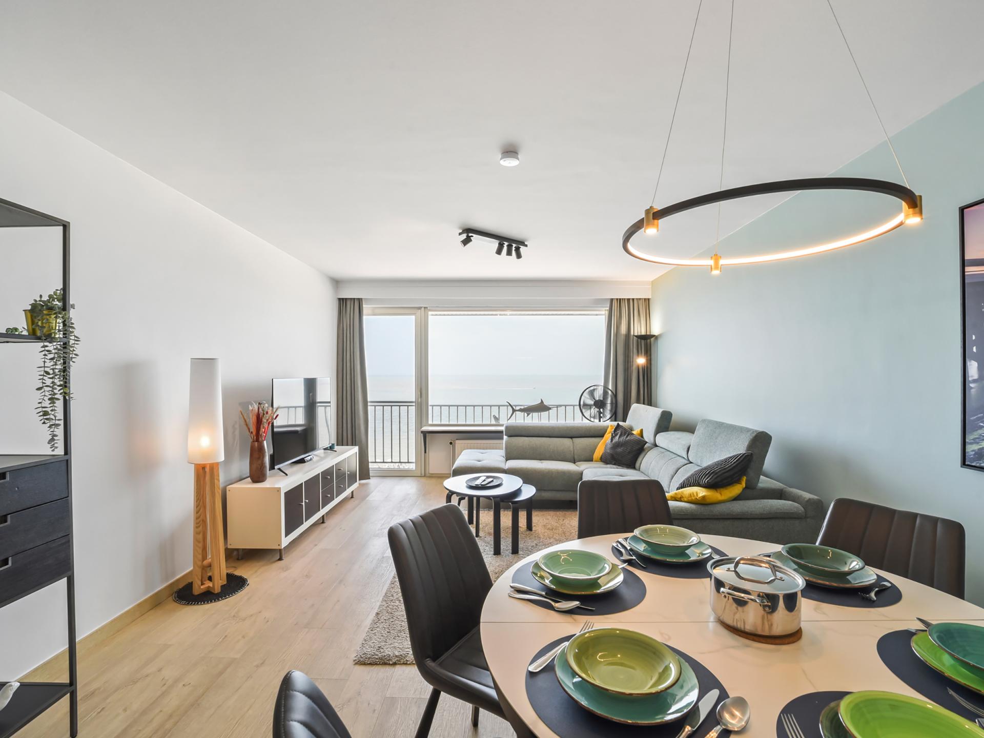 Luxe appartement met panoramisch zeezicht en twee terrassen in Blankenberge - foto 2