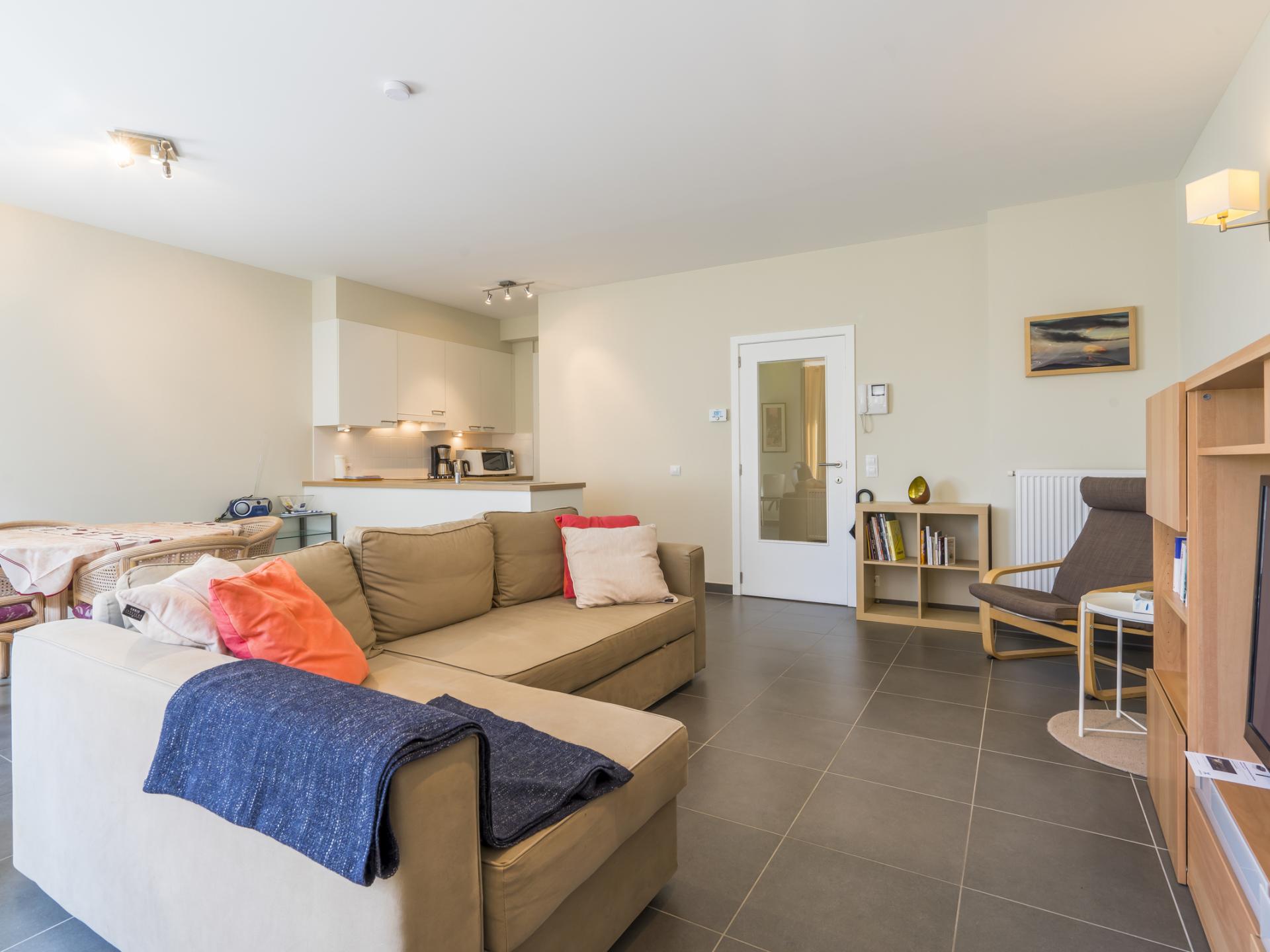 Licht appartement aan zee met terras op 50m van het centrum - foto 2
