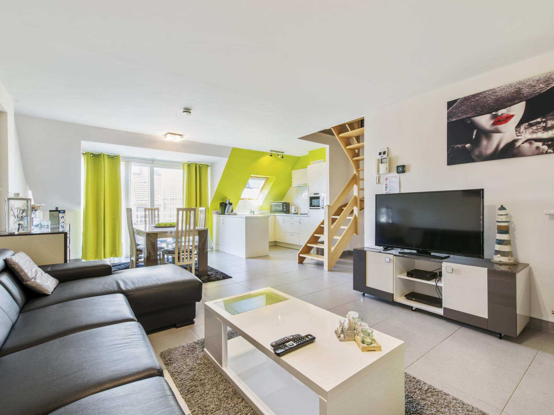 Duplexappartement met zicht op de Markt in Blankenberge - foto 4