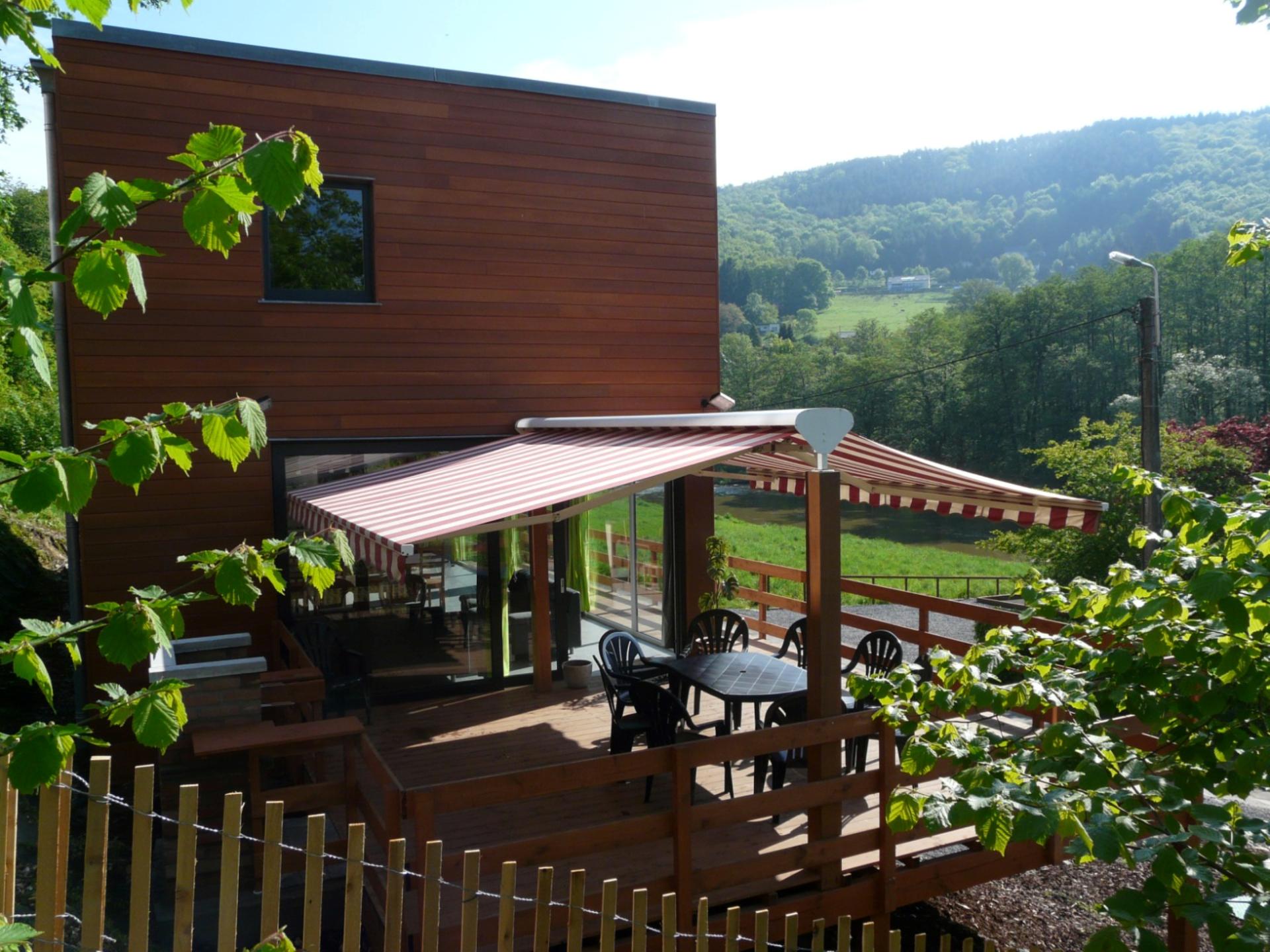 Luxe vakantiehuis aan de rivier in Coo met privé sauna, spa en strand - foto 27