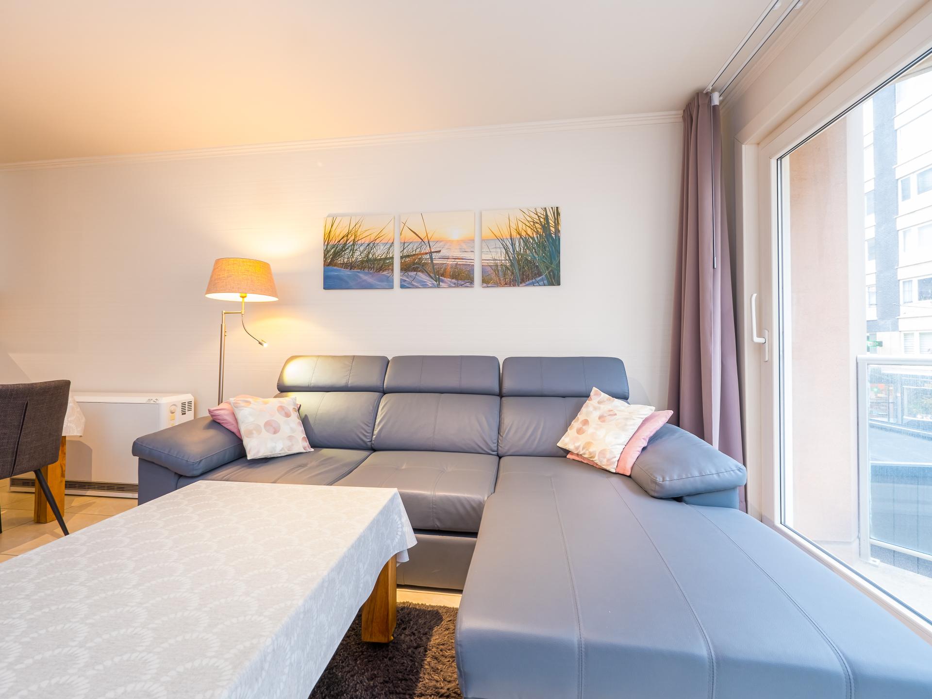 Licht appartement in centrum Middelkerke met terras, vlakbij zee - foto 3