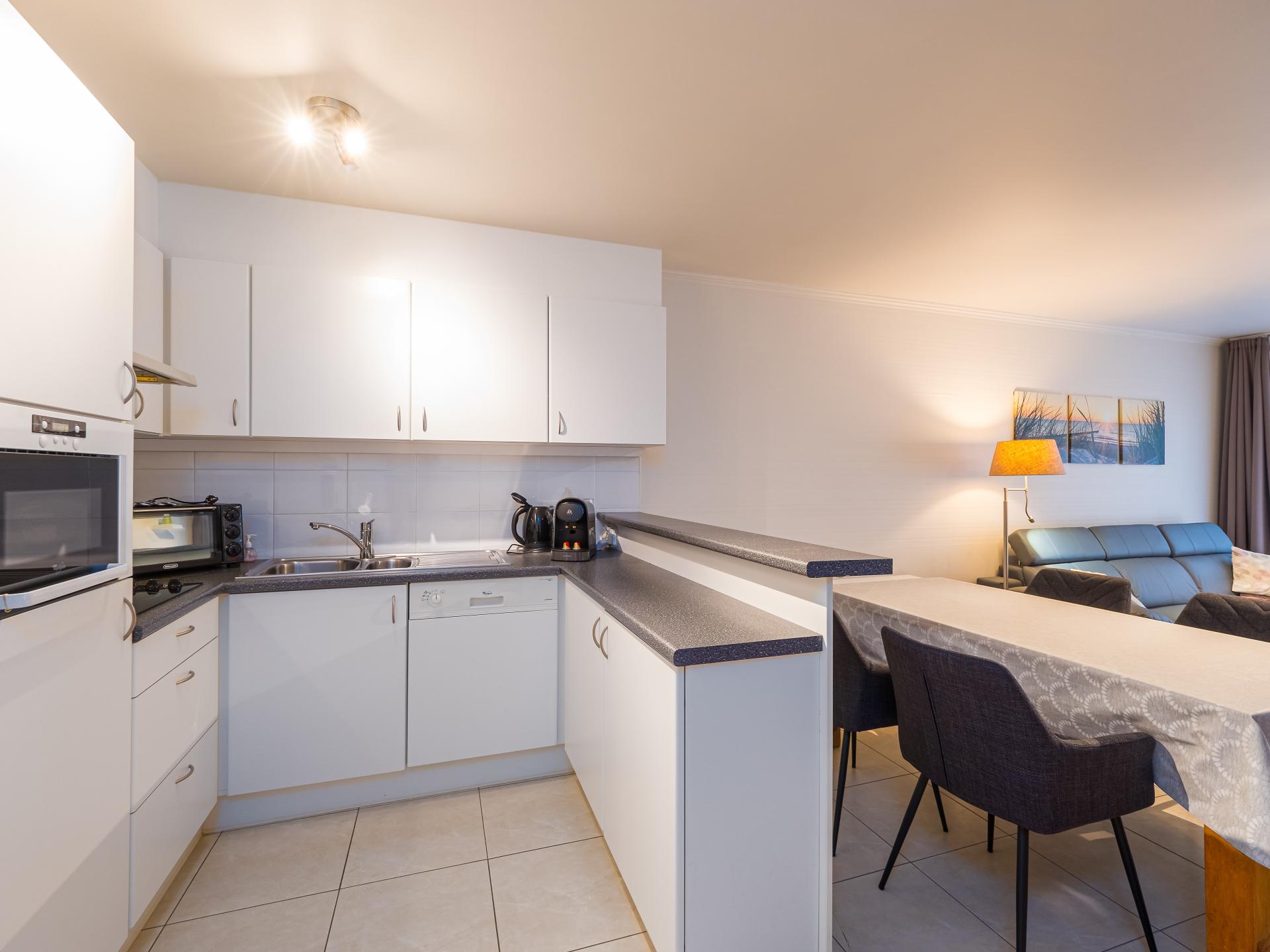 Licht appartement in centrum Middelkerke met terras, vlakbij zee - foto 7