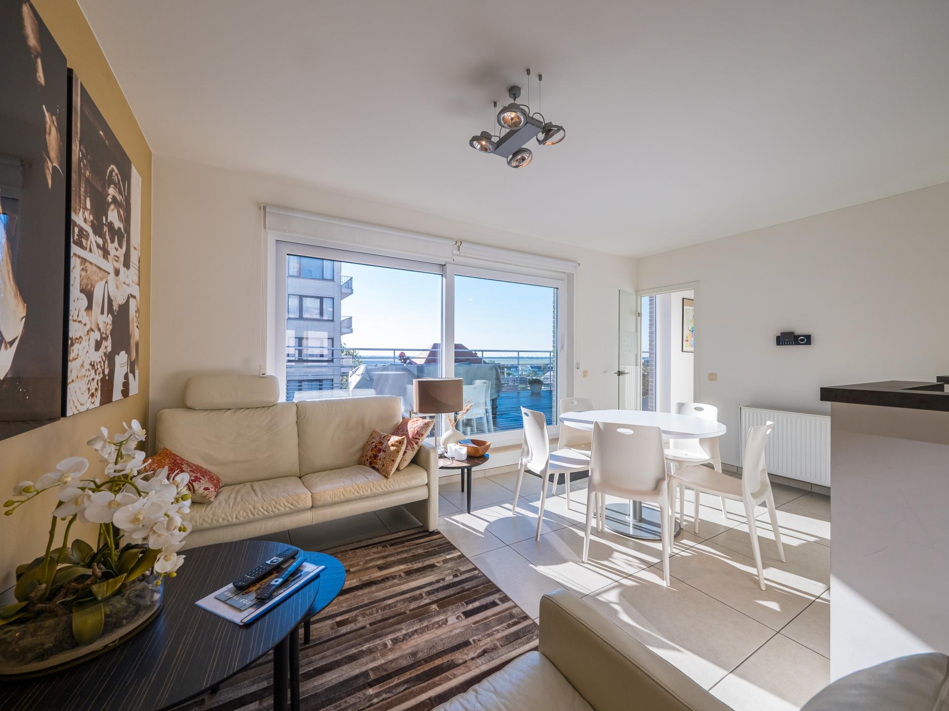 Penthouse Middelkerke: 2 terrassen vlakbij zee, 4 personen - foto 4