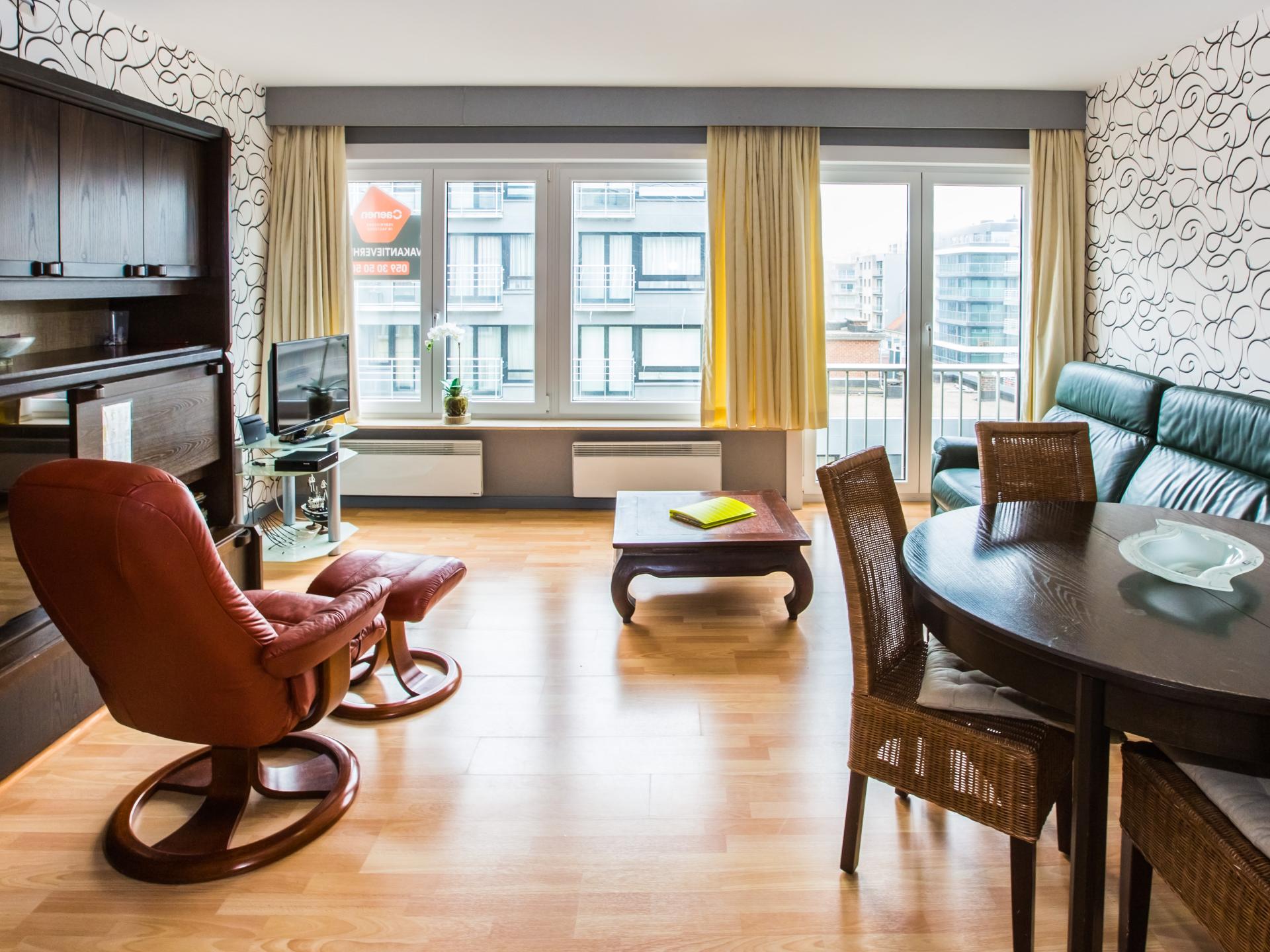 Licht appartement op de 6e verdieping met weids zeezicht in Middelkerke - foto 2