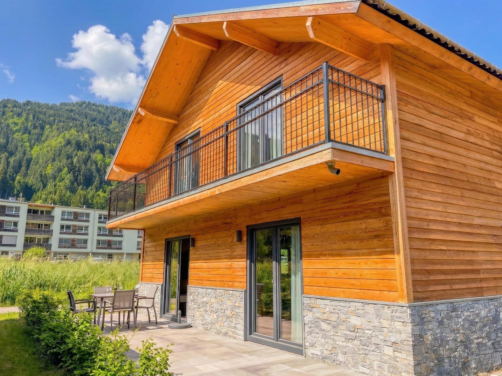 Luxe chalet met sauna en uitzicht op de Afritzer See – 8 personen - foto 1