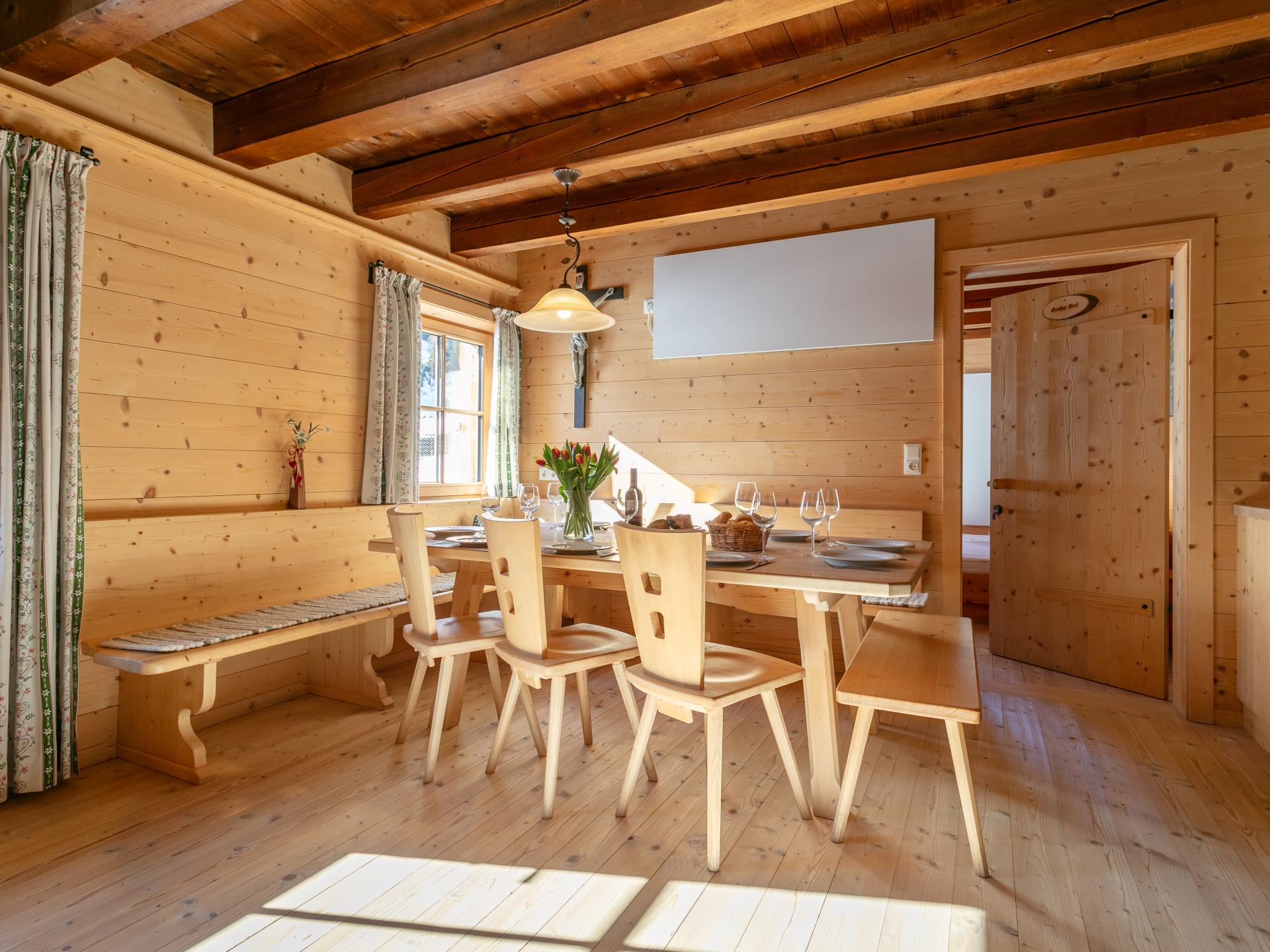 Authentieke houten skihut in Wildschönau voor 10 personen, 2,5 km van de lift - foto 6