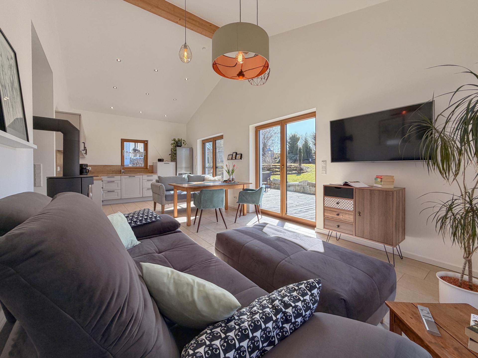 Modern vrijstaand vakantiehuis in Beieren met terras en tuin - foto 11
