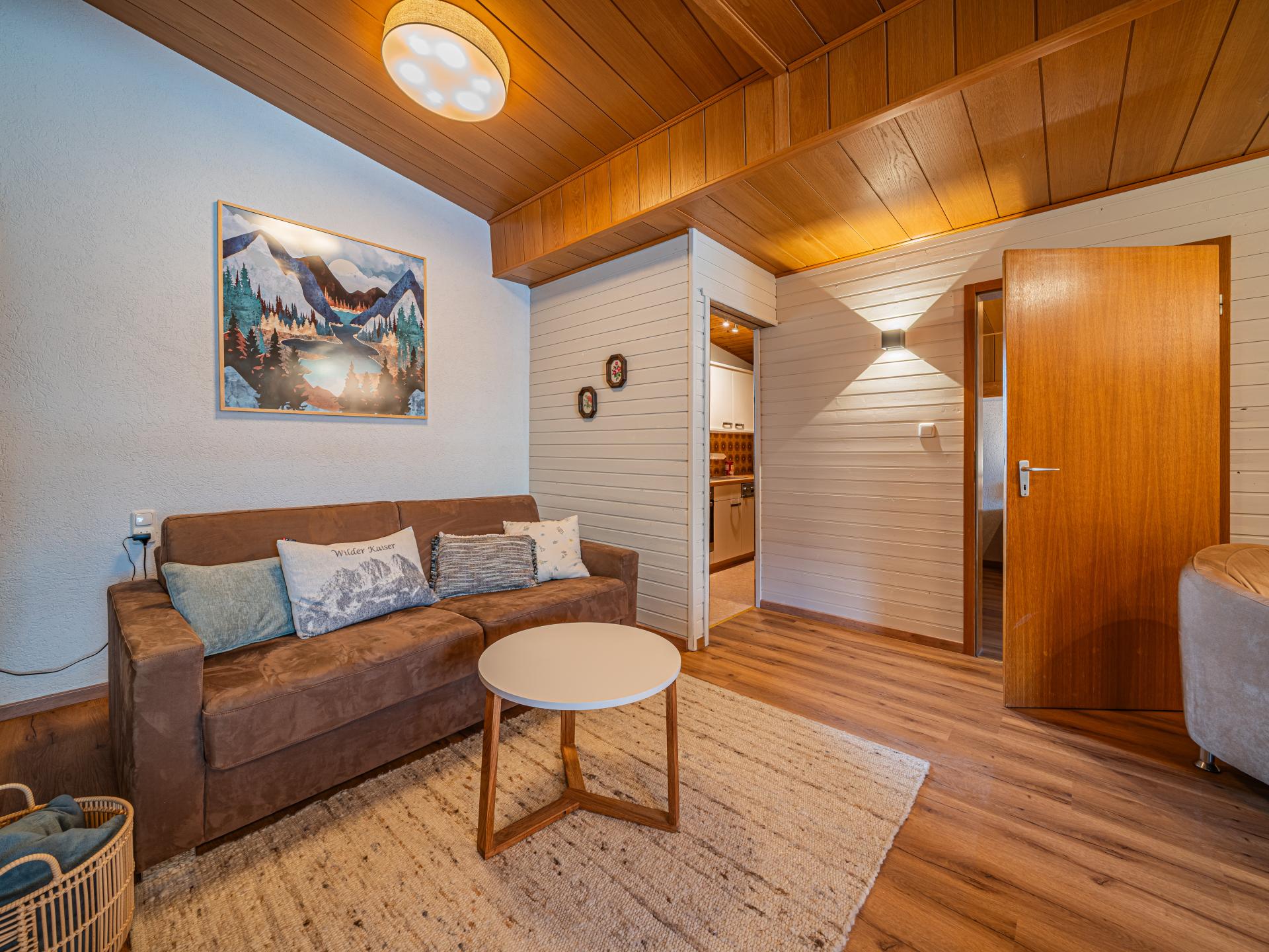 Knus Tiroler appartement in Söll, 270m van de skipiste - foto 8