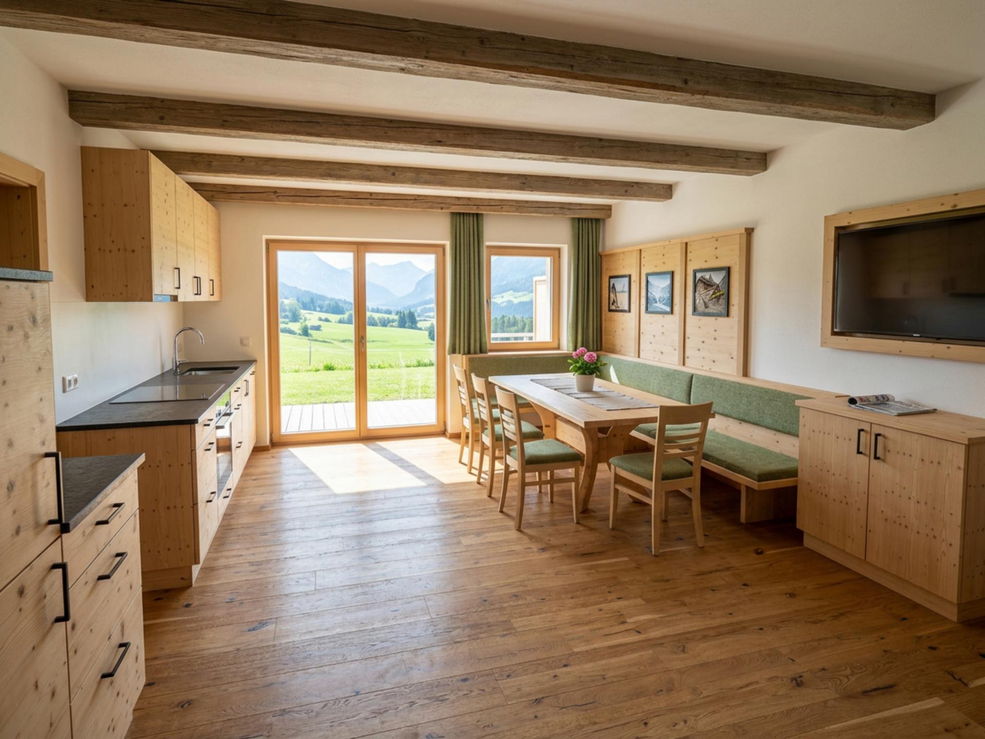 Ruim appartement voor 12 op een boerderij in natuurgebied Schwemm, Walchsee - foto 3
