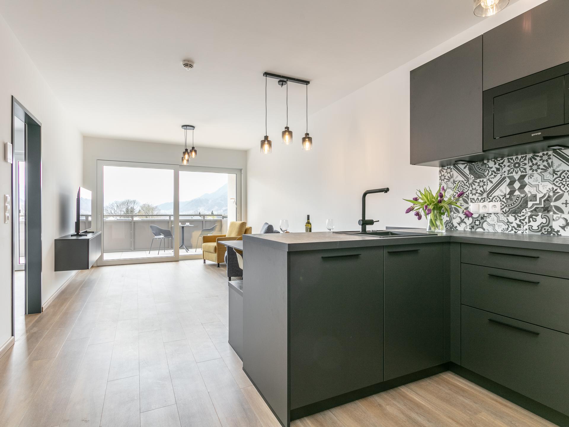 Stijlvol appartement met terras in Jenbach, vlakbij centrum en skilift - foto 8