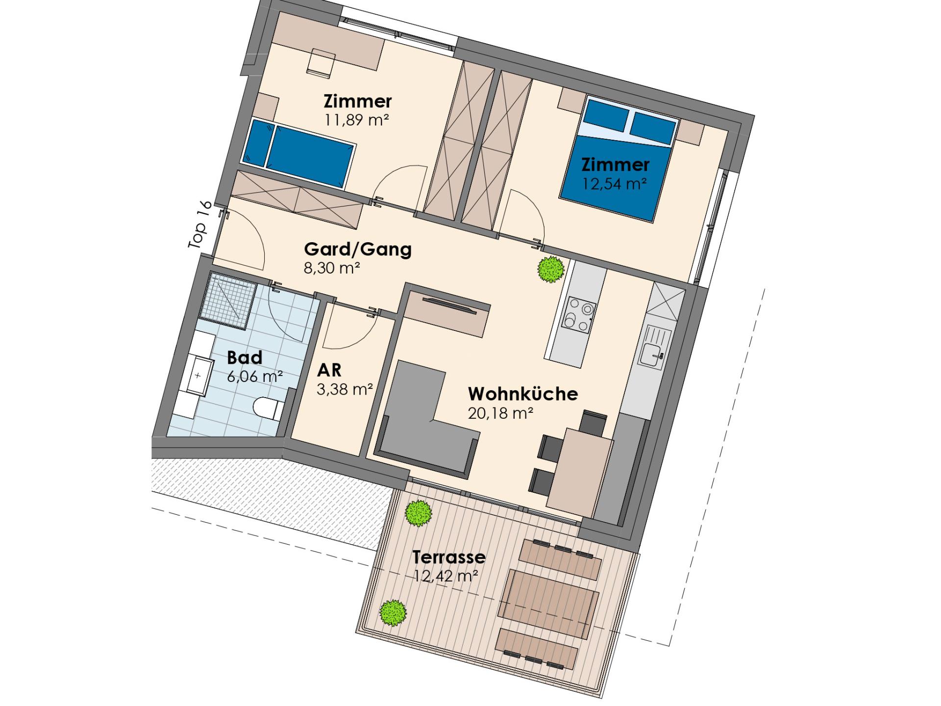 Stijlvol appartement in Jenbach, vlakbij centrum en op 900m van de skilift - foto 22