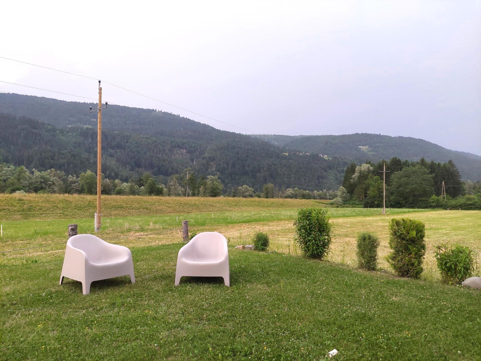 Chalet met Sunshower en panoramisch uitzicht op bergen en de Gail in Rattendorf - foto 13