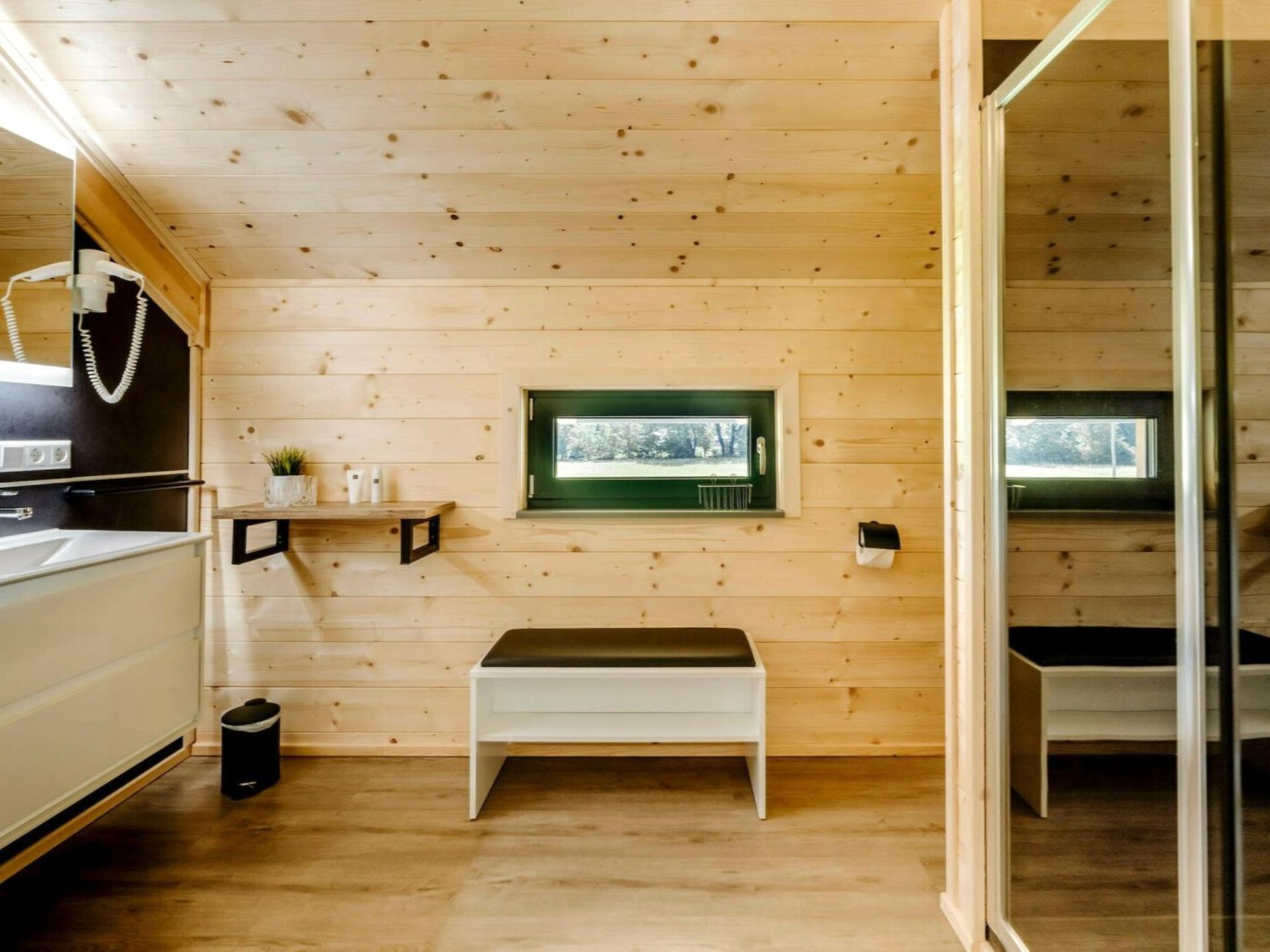 Chalet met Sunshower en panoramisch uitzicht op bergen en de Gail in Rattendorf - foto 9