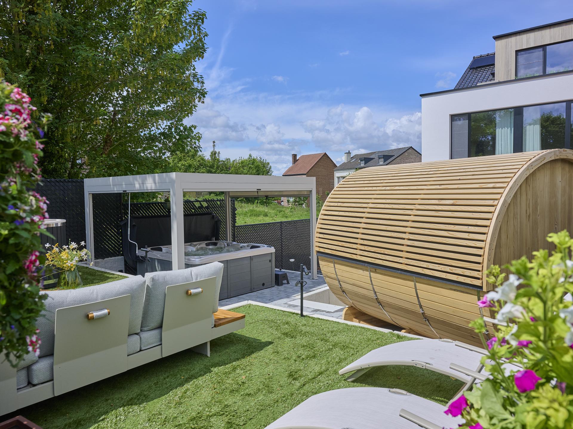 Luxe vrijstaand vakantiehuis voor 10 personen met jacuzzi & sauna in Riemst - foto 57