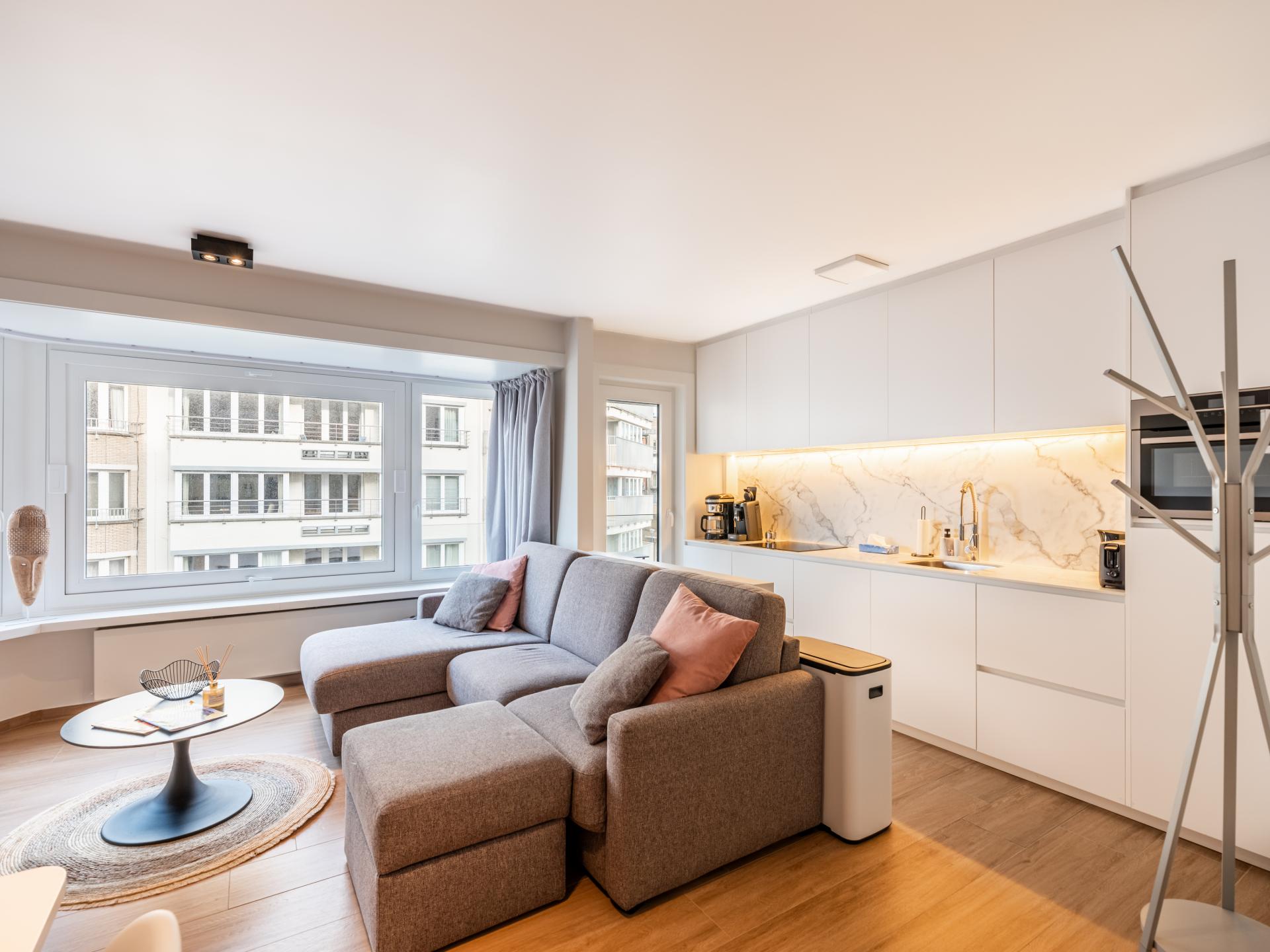 Gerenoveerd appartement met zijdelings zeezicht in Koksijde, vlakbij strand en centrum - foto 8