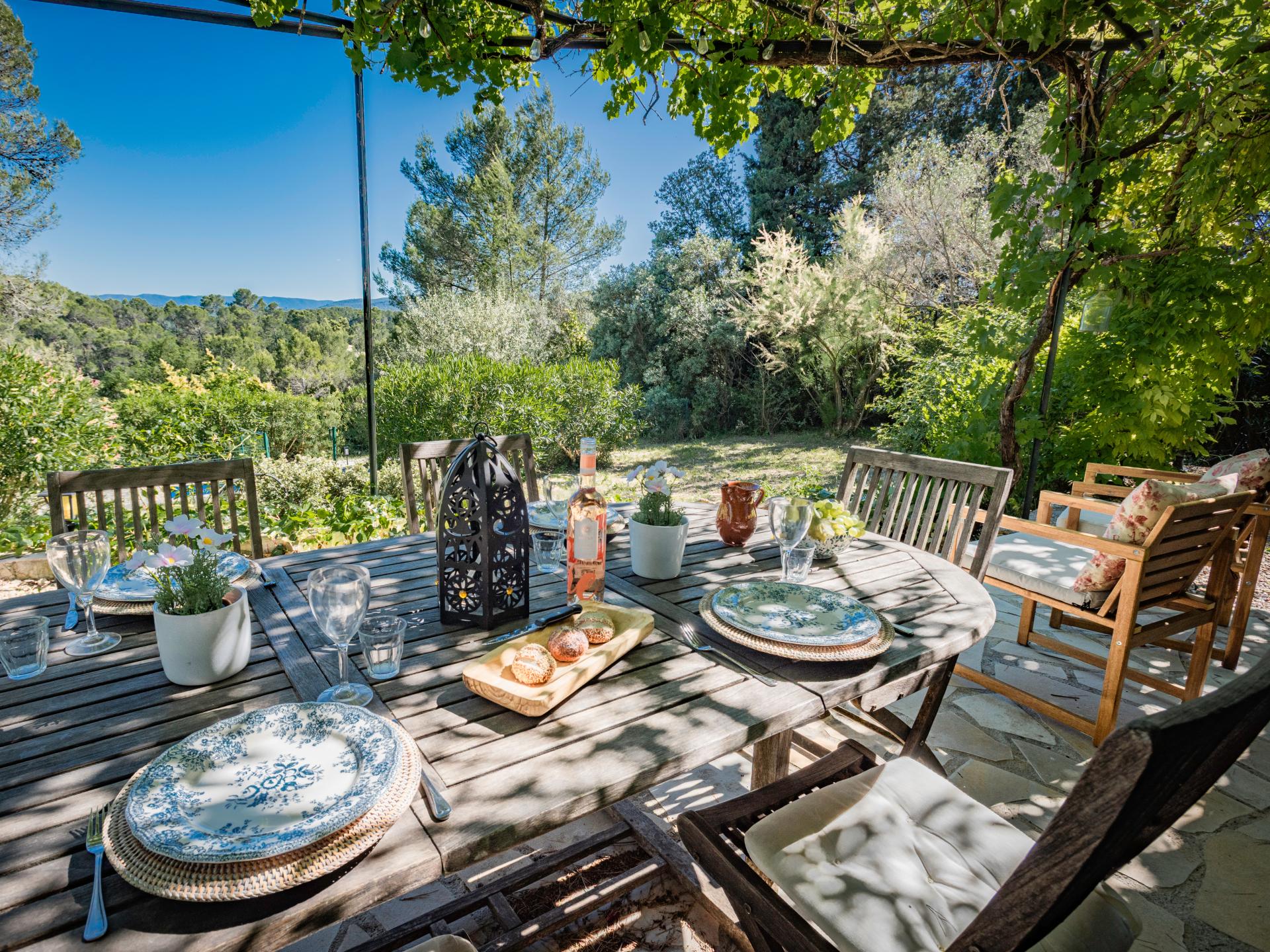 Privé Provençaals vakantiehuis met zwembad en uitzicht bij Lorgues - foto 7