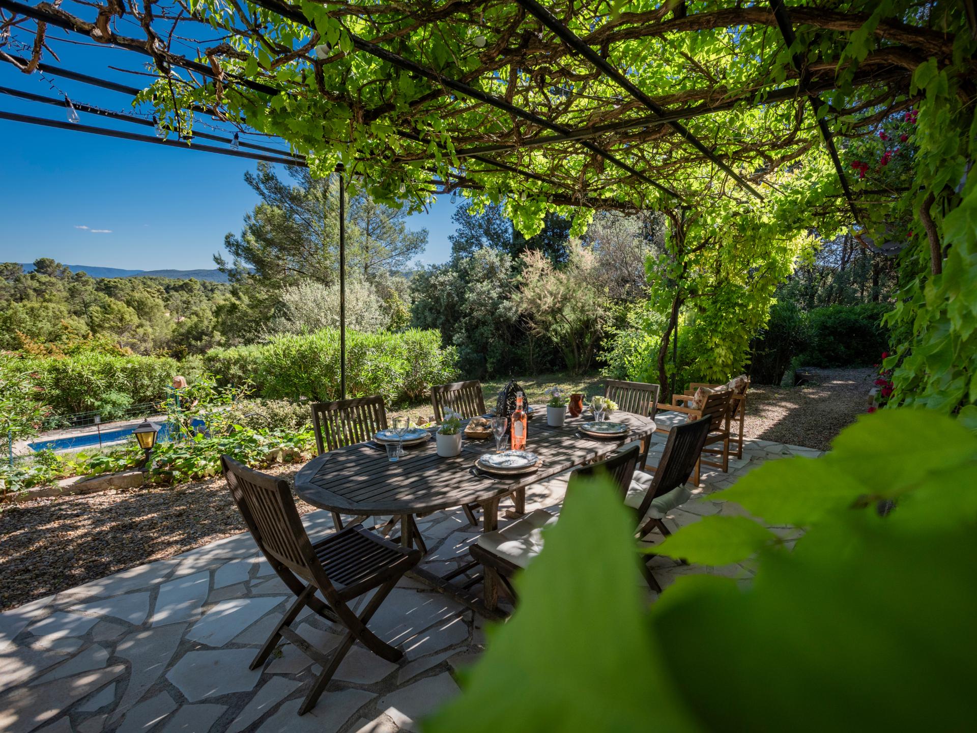 Privé Provençaals vakantiehuis met zwembad en uitzicht bij Lorgues - foto 34