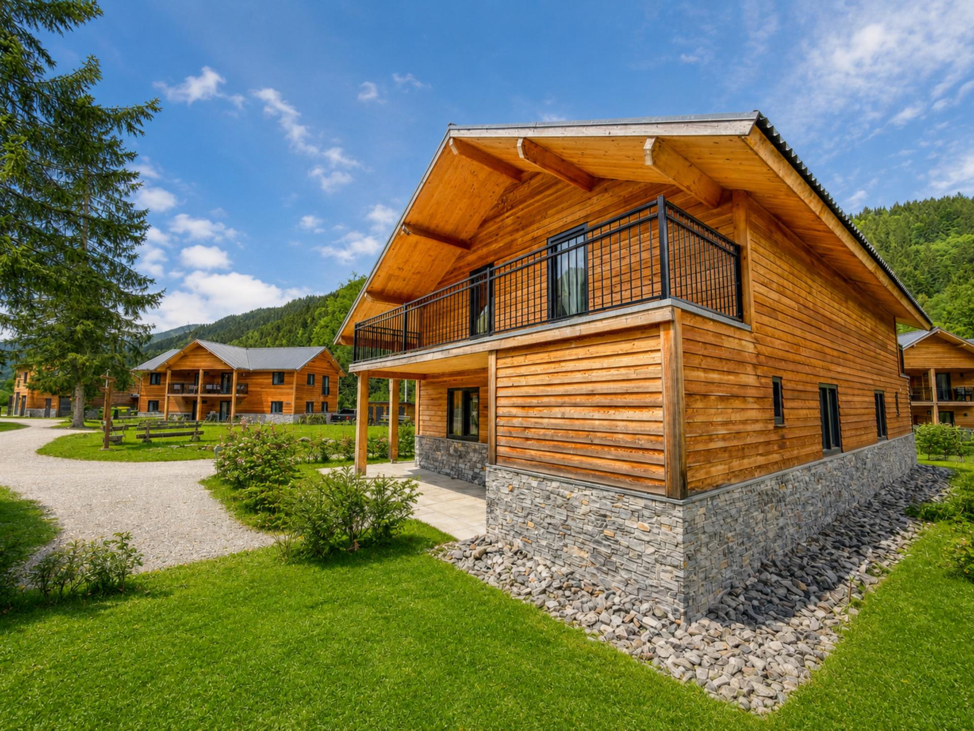 Chalet direct aan de Afritzer See met panoramisch bergzicht voor 6 personen - foto 1