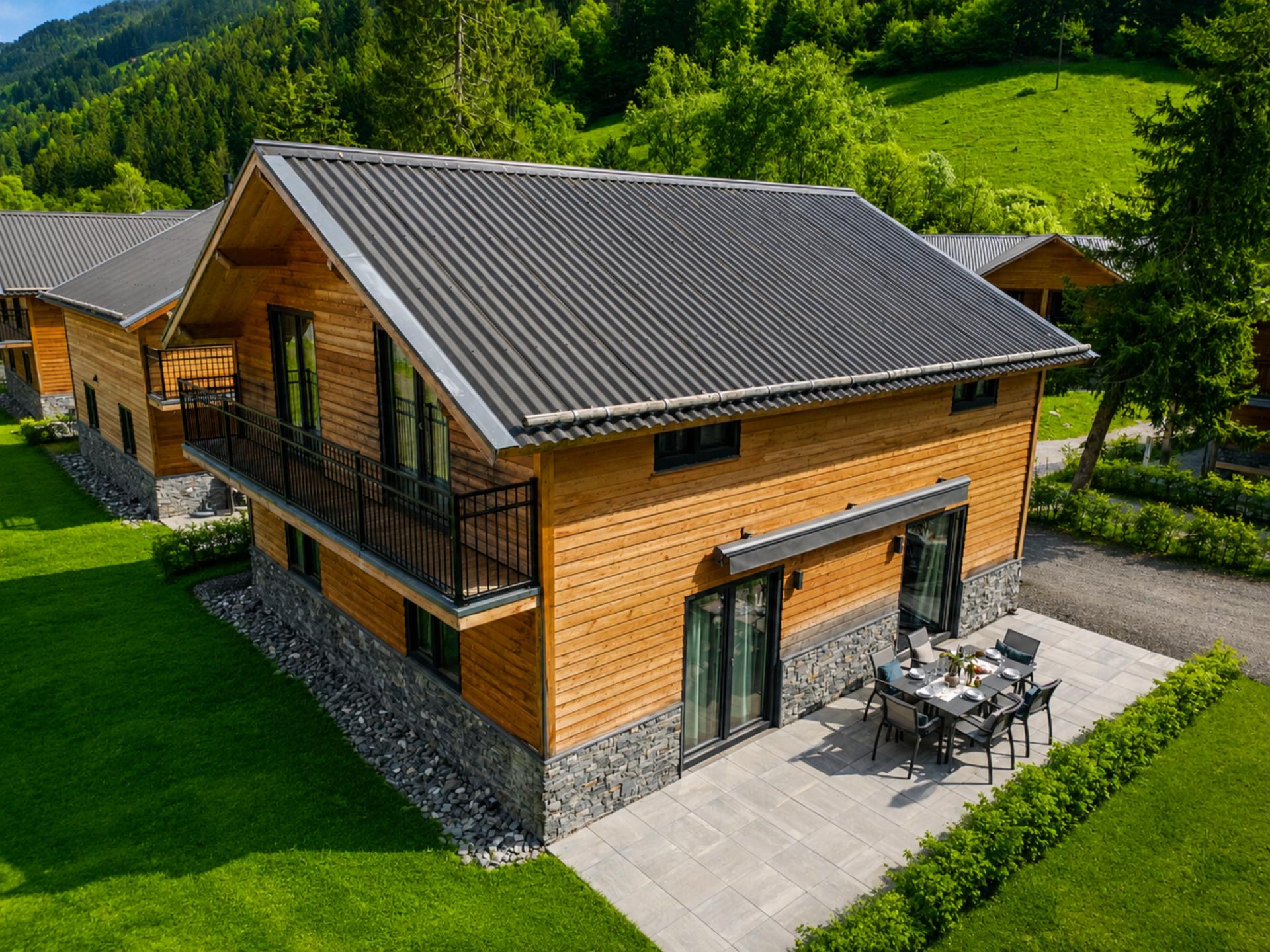 Luxe chalet aan de Afritzer See met panoramisch uitzicht op bergen en meer - foto 19