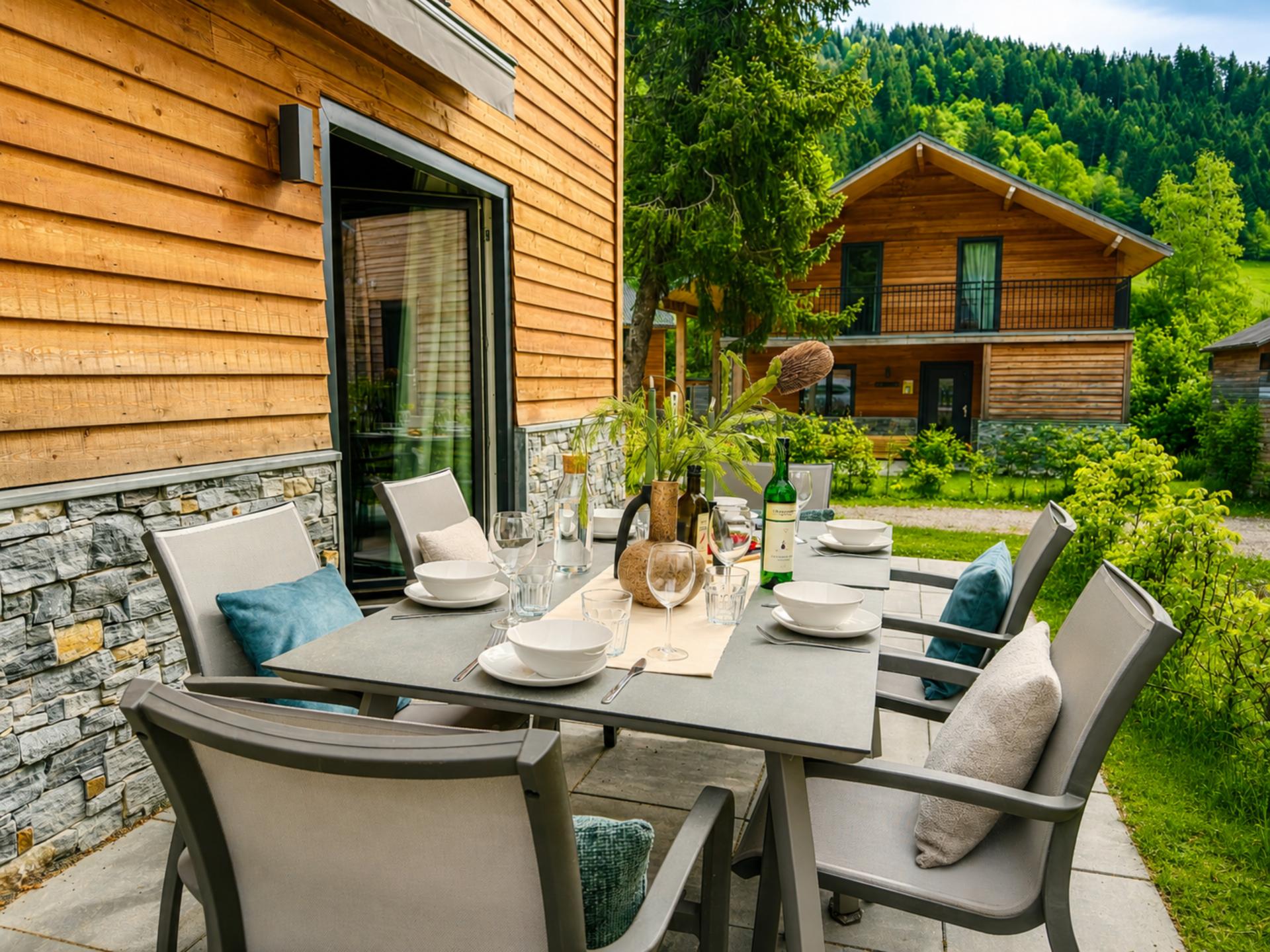 Luxe chalet aan de Afritzer See met panoramisch uitzicht op bergen en meer - foto 2