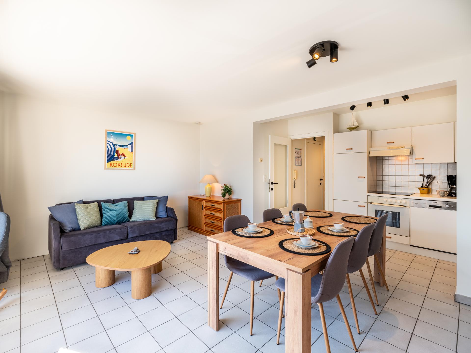 Zonovergoten appartement met zeezicht in het hart van Koksijde - foto 4