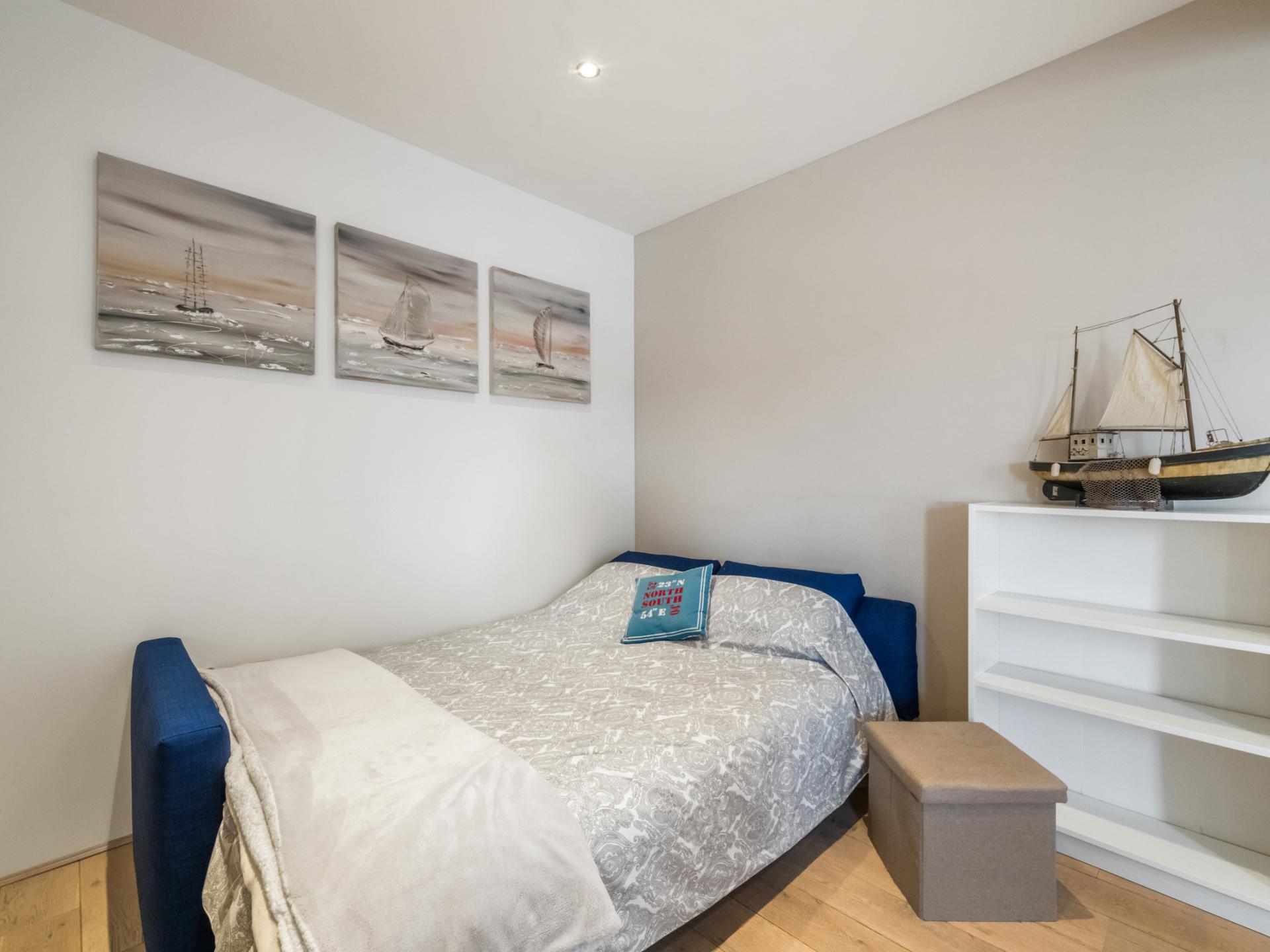 Lichte studio in Blankenberge met balkon en zicht op de jachthaven - foto 4