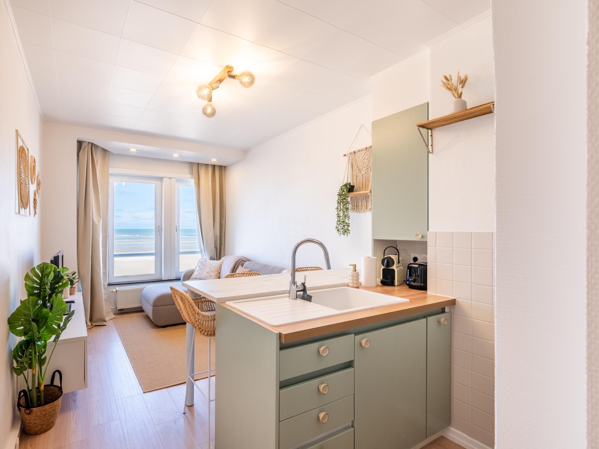 Appartement op zeedijk Koksijde met zeezicht, strand op 10 meter - foto 1